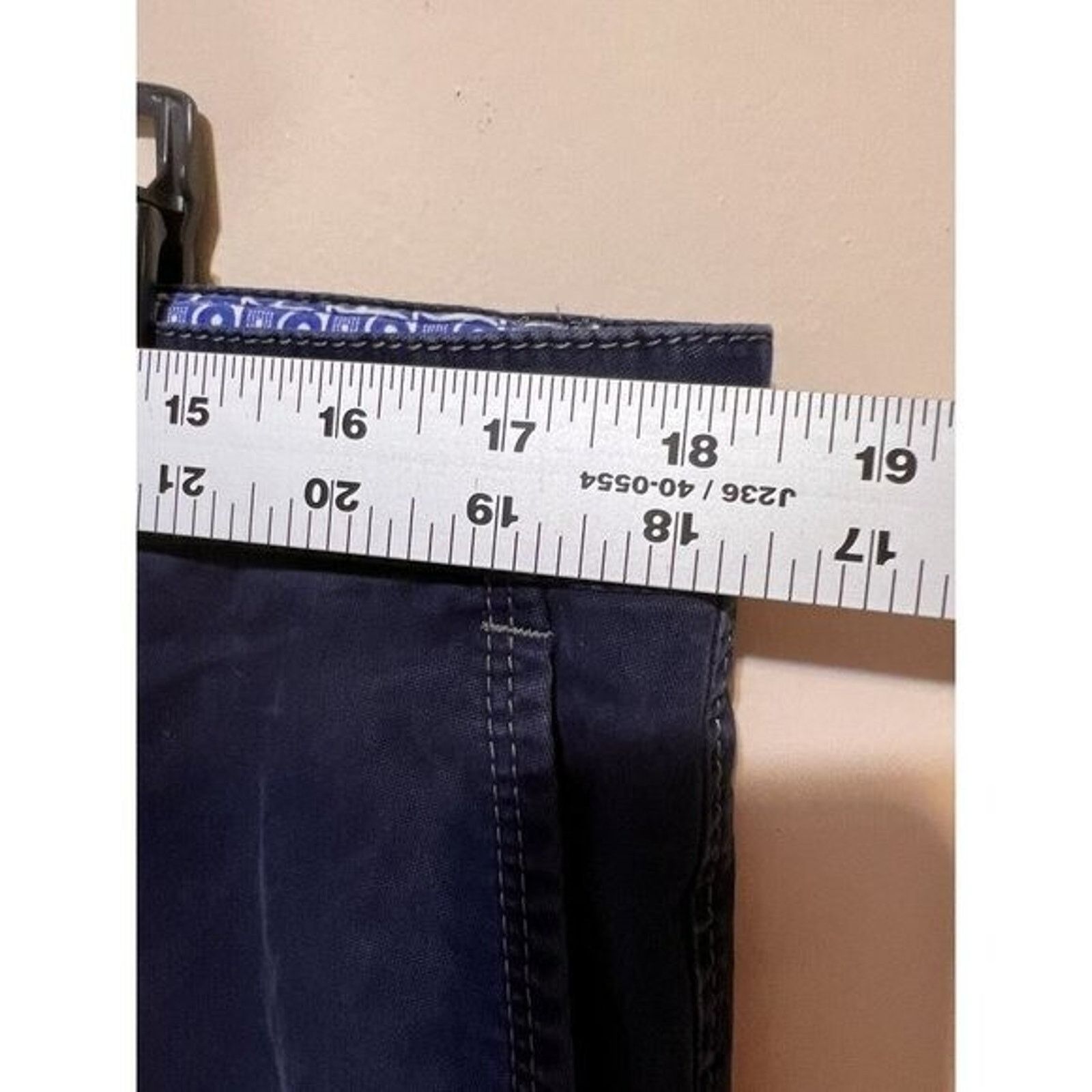 Bugatti Bugatti men's wide waist blue pants navy Size 33 A000197 Size US 33 - 4 Thumbnail