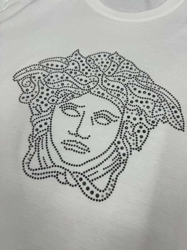 Versace Versace Rhinestone Medusa T-shirt Size US L / EU 52-54 / 3 - 3 Thumbnail