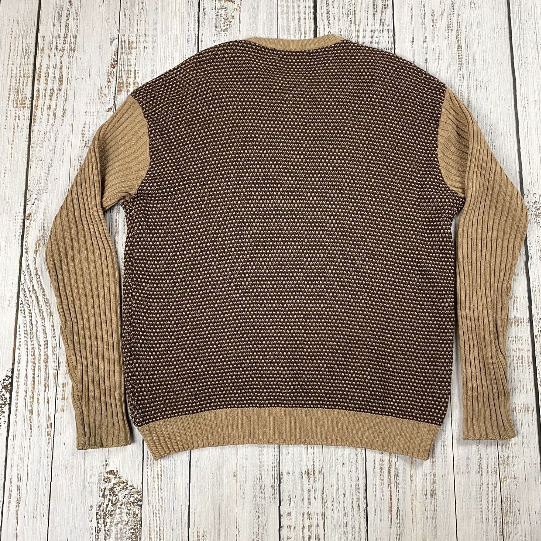 Vintage VINTAGE Bachrach Italy Suede Accents Pullover Sweater Brown Size XL Men's Size US XL / EU 56 / 4 - 6 Thumbnail
