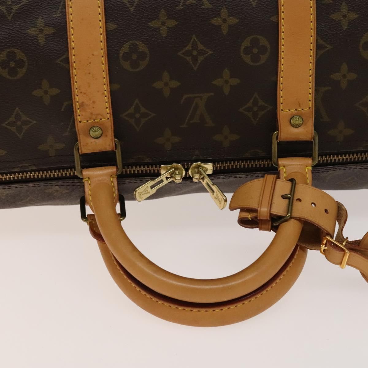 Louis Vuitton LOUIS VUITTON Monogram Keepall 55 Boston Bag M41424 Size ONE SIZE - 7 Thumbnail
