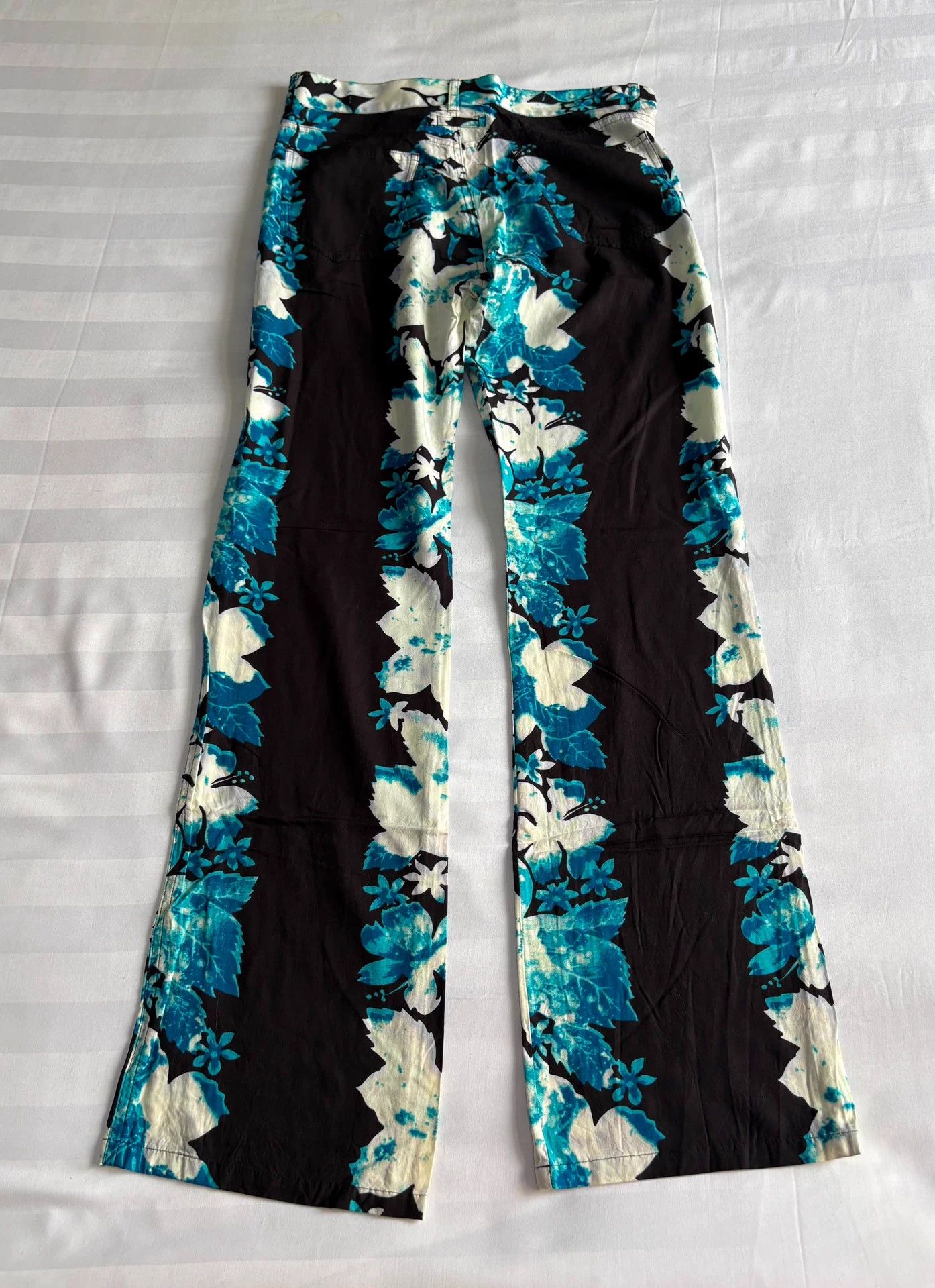 Jean Paul Gaultier Jean Paul Gaultier Vintage Flower Paneled Trousers Size 29" - 7 Thumbnail