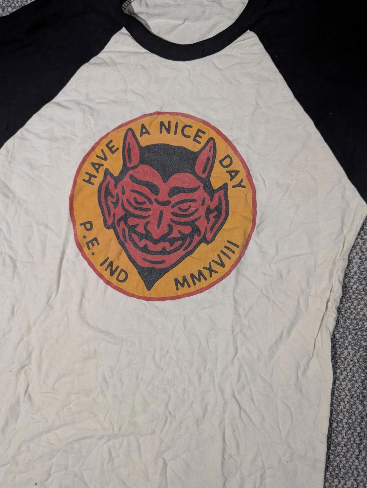Next Level Apparel Have A Nice Day Raglan Devil Small Shirt Next level Apparel Size US S / EU 44-46 / 1 - 3 Thumbnail