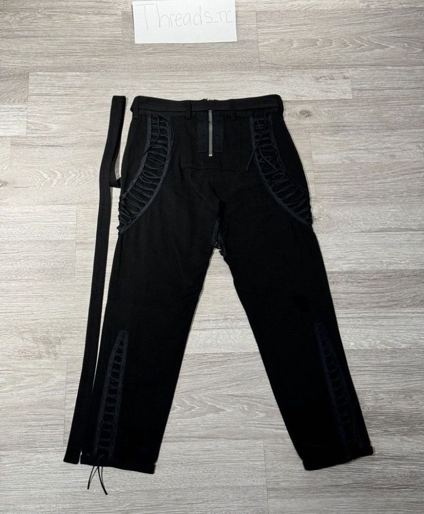 Saint Laurent Paris Saint Laurent Black Cotton Pants Size 25" / US 0 / IT 36 - 4 Thumbnail