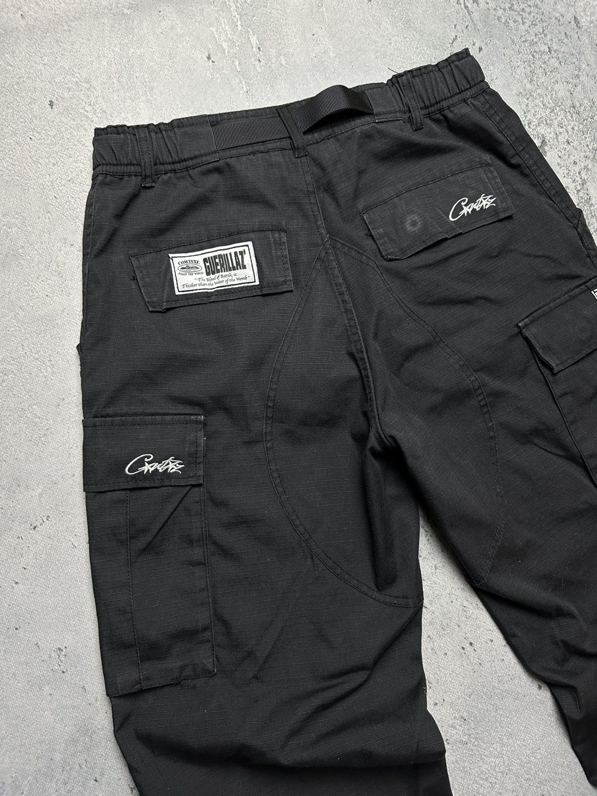 Corteiz Corteiz Rules The World RTW Guerillaz Cargo Pants y2k Drill Size US 32 / EU 48 - 8 Thumbnail