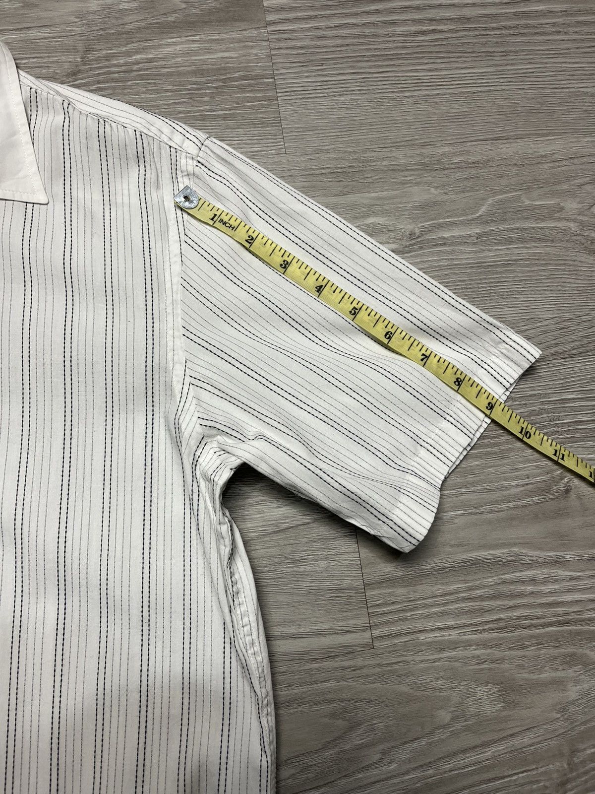Japanese Brand × Y's × Yohji Yamamoto Ined Homme by Yohji Yamamoto stripes shirt Size US M / EU 48-50 / 2 - 9 Thumbnail