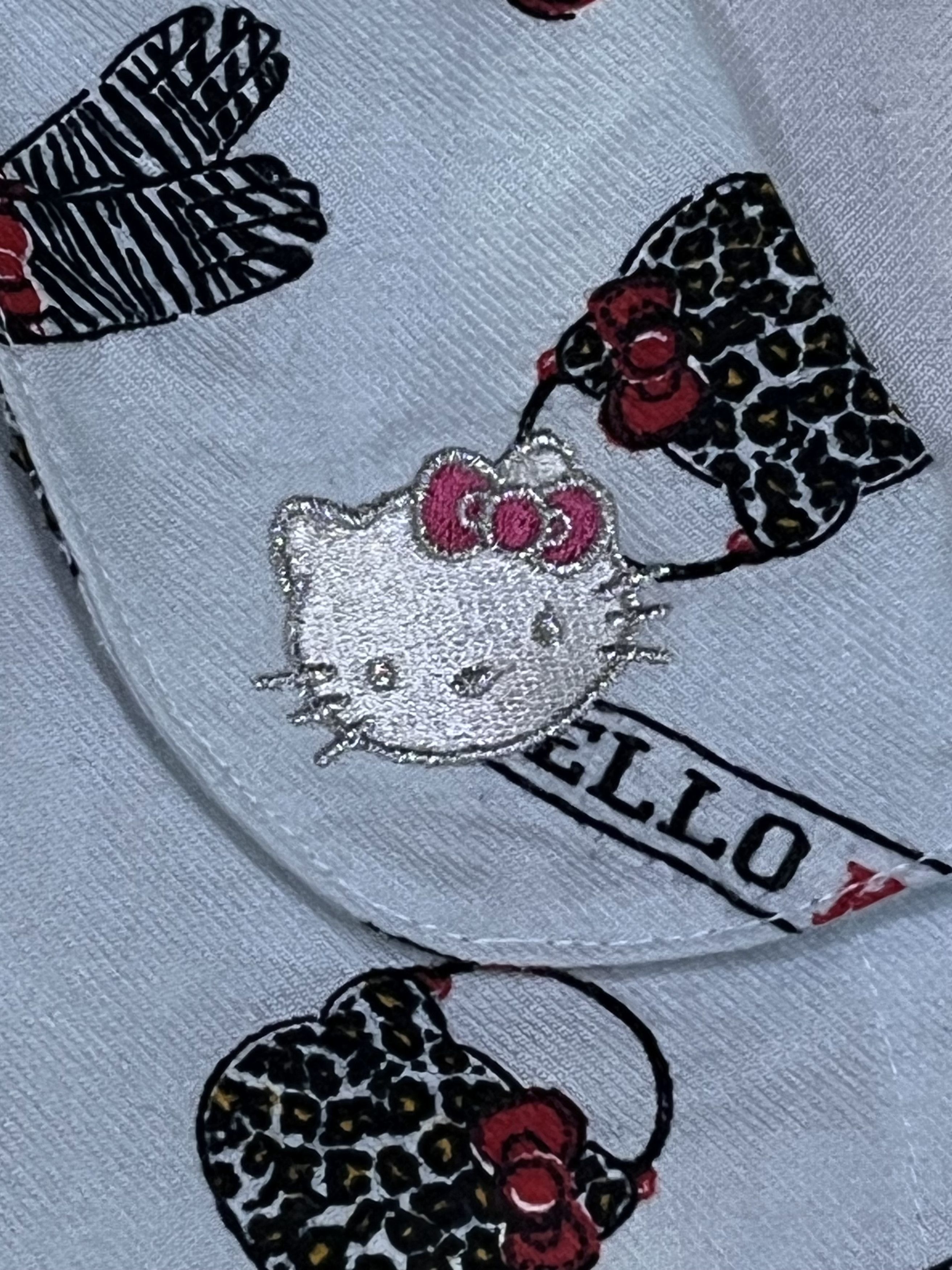 Cartoon Network Hello Kitty 2008 Monogram Pajama Set Unisex Y2K Loungewear Size US L / EU 52-54 / 3 - 4 Thumbnail