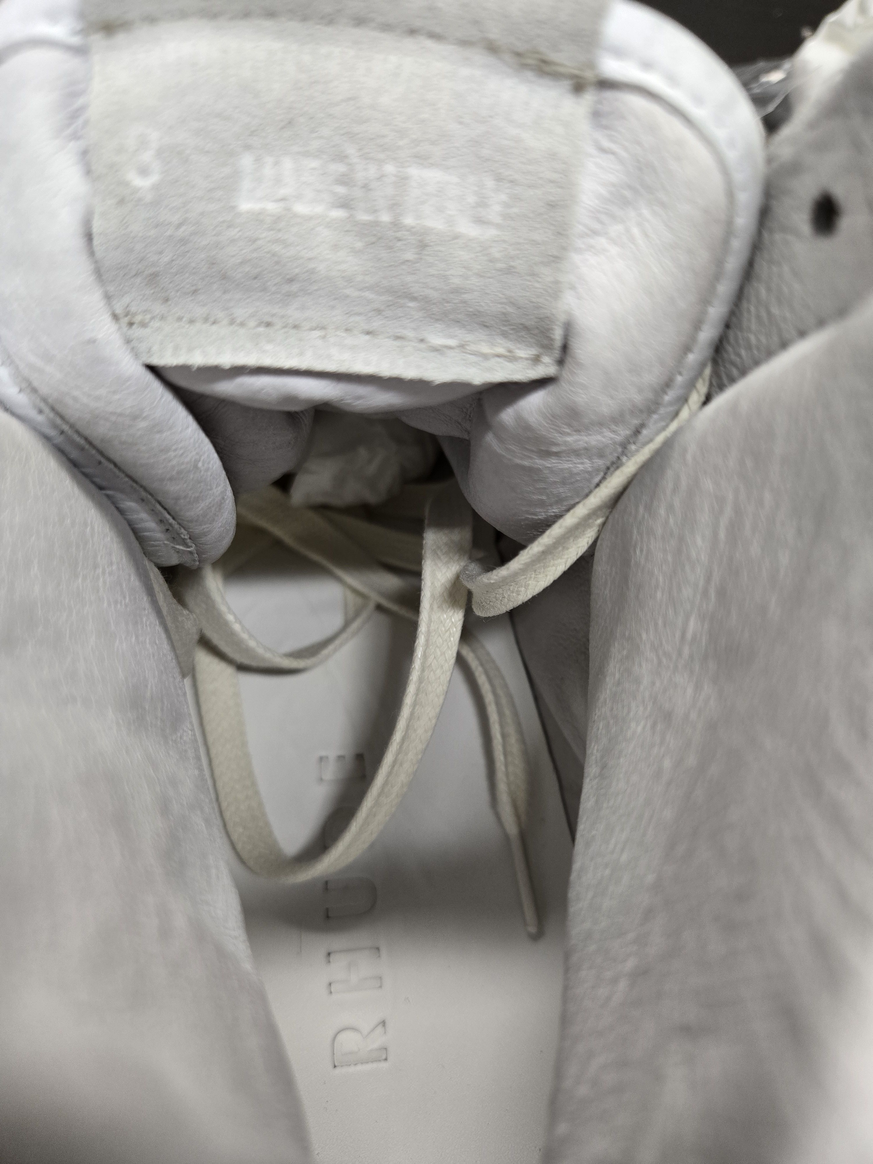 Rhude Rhude Rhecess Hi White Leather Grey Size US 8 / EU 41 - 6 Thumbnail