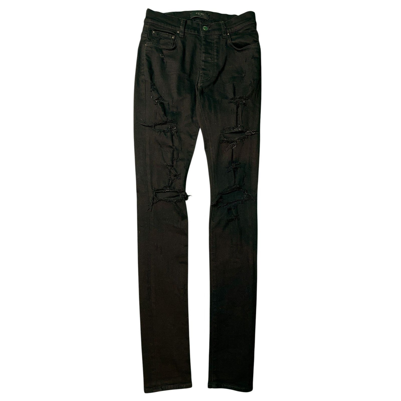 Amiri Thrasher Jeans Black | Grailed