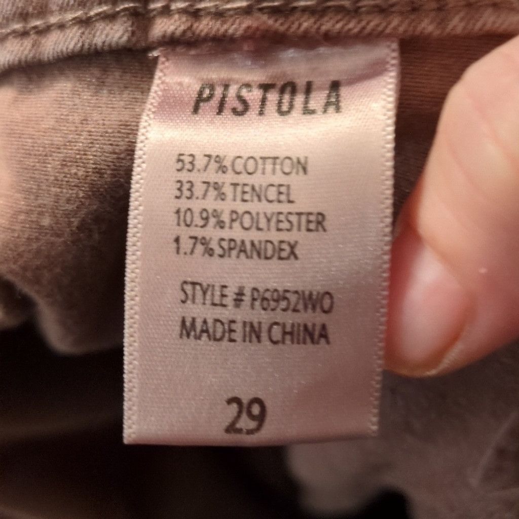 Pistola Pistola Topanga Cargo Zipper Muave Jeans Size 29 Size 29" - 8 Thumbnail
