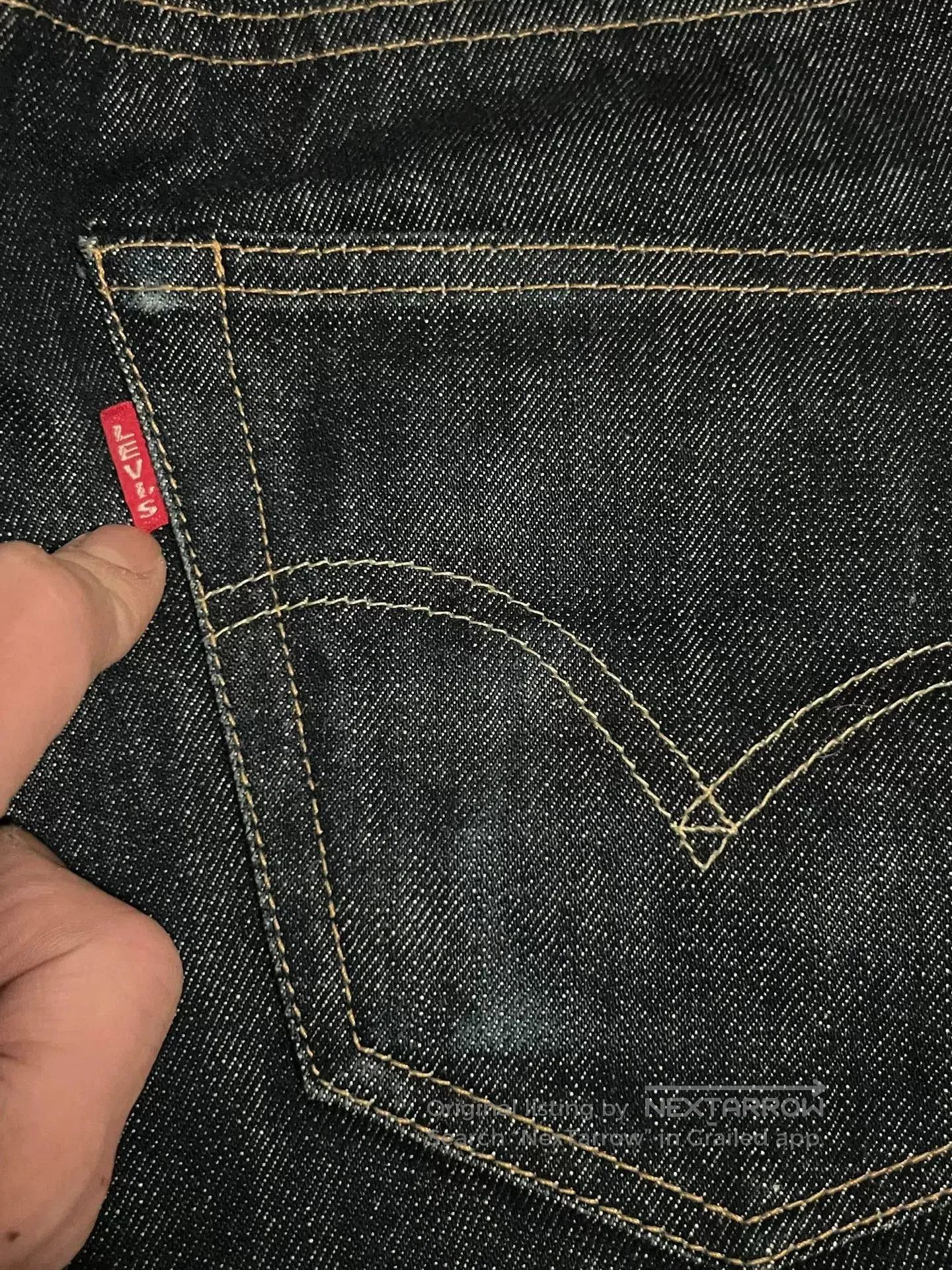 Levi's Vintage Clothing levi's vintage dark blue jeans. Size US 36 / EU 52 - 4 Thumbnail