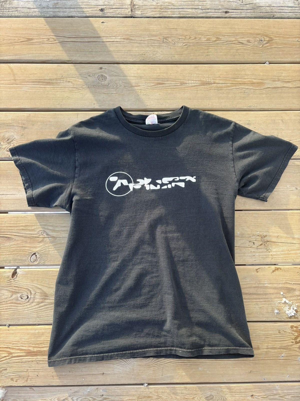 Fruit Of The Loom Vintage Early 00s Aphex Twins concert Merch Shirt Size US M / EU 48-50 / 2 - 1 Thumbnail