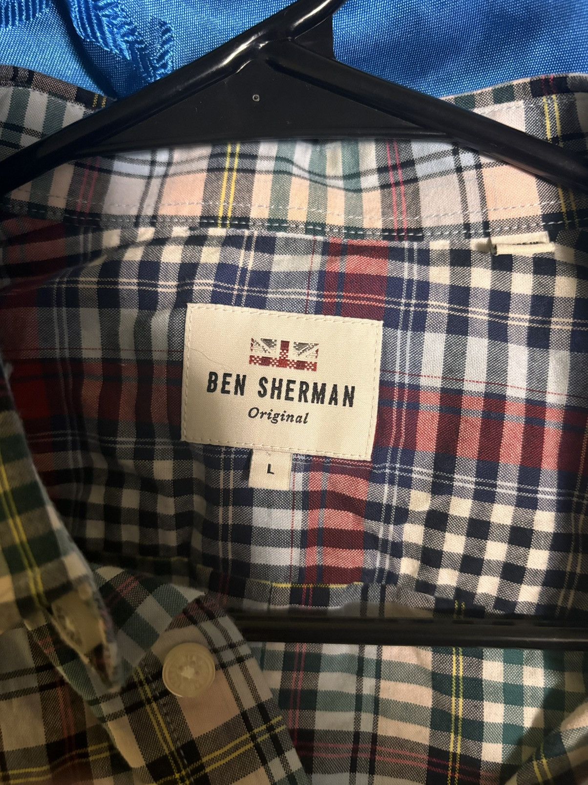 Ben Sherman Ben Sherman Button Down Shirt Men's L Plaid Corduroy Size US L / EU 52-54 / 3 - 3 Thumbnail