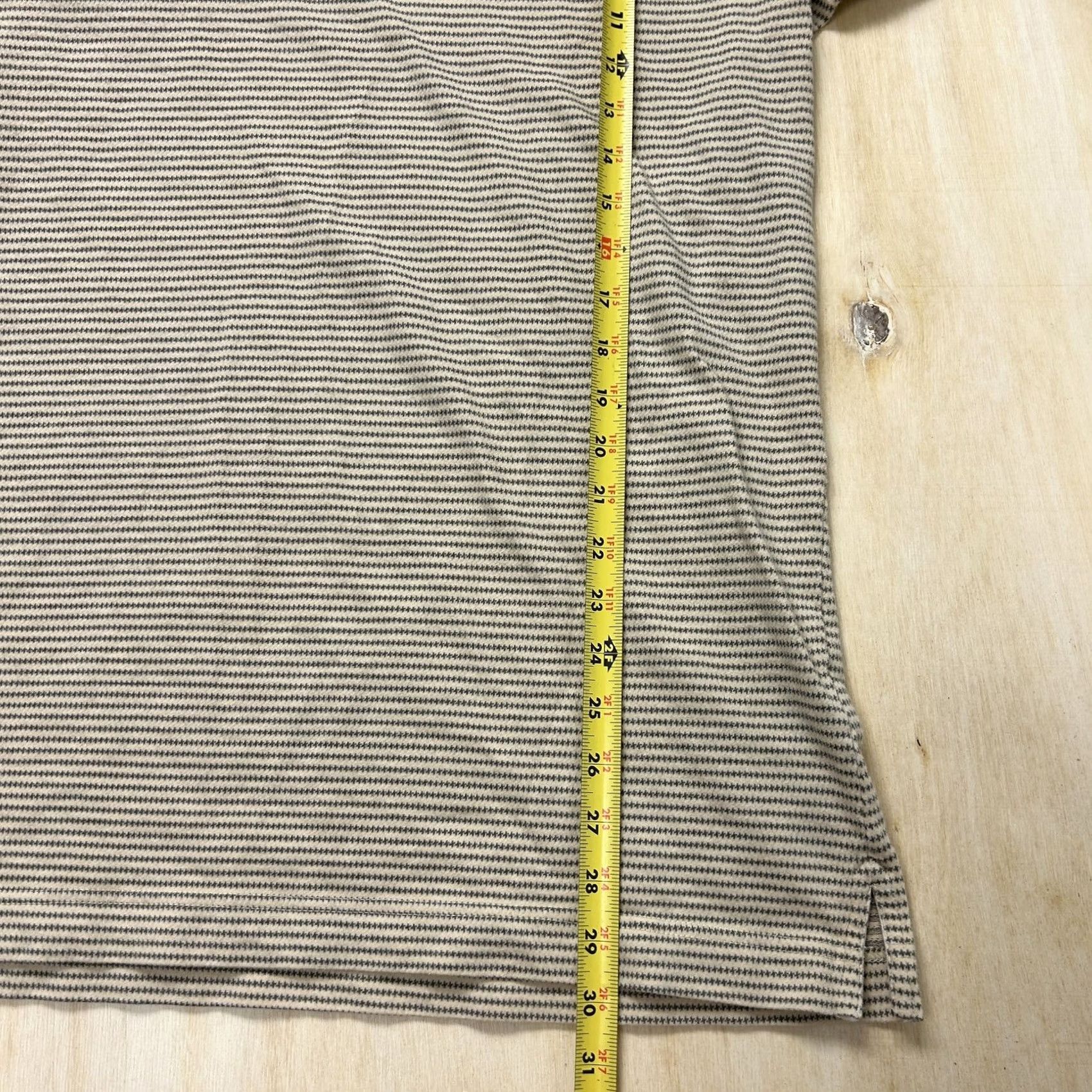 Nautica VINTAGE Nautica Polo Shirt Mens 2XL Gray Stripe Short Sleeve Pima Cotton Knit Size US XXL / EU 58 / 5 - 5 Thumbnail