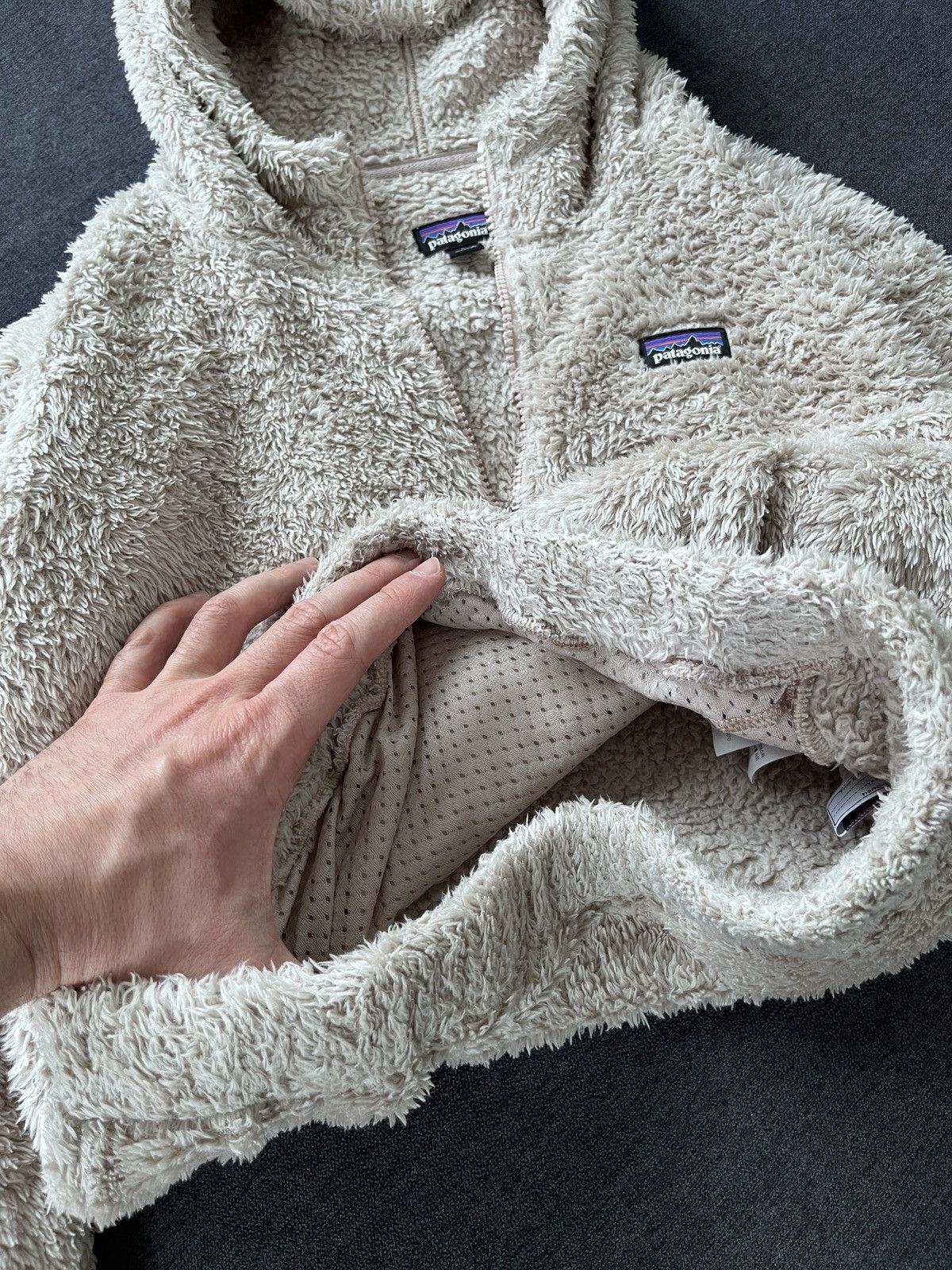 Patagonia Patagonia 1/2 Zip Fluffy Teddy Gorpcore Hooded Jacket TEENS Size US XXS / EU 40 - 8 Thumbnail