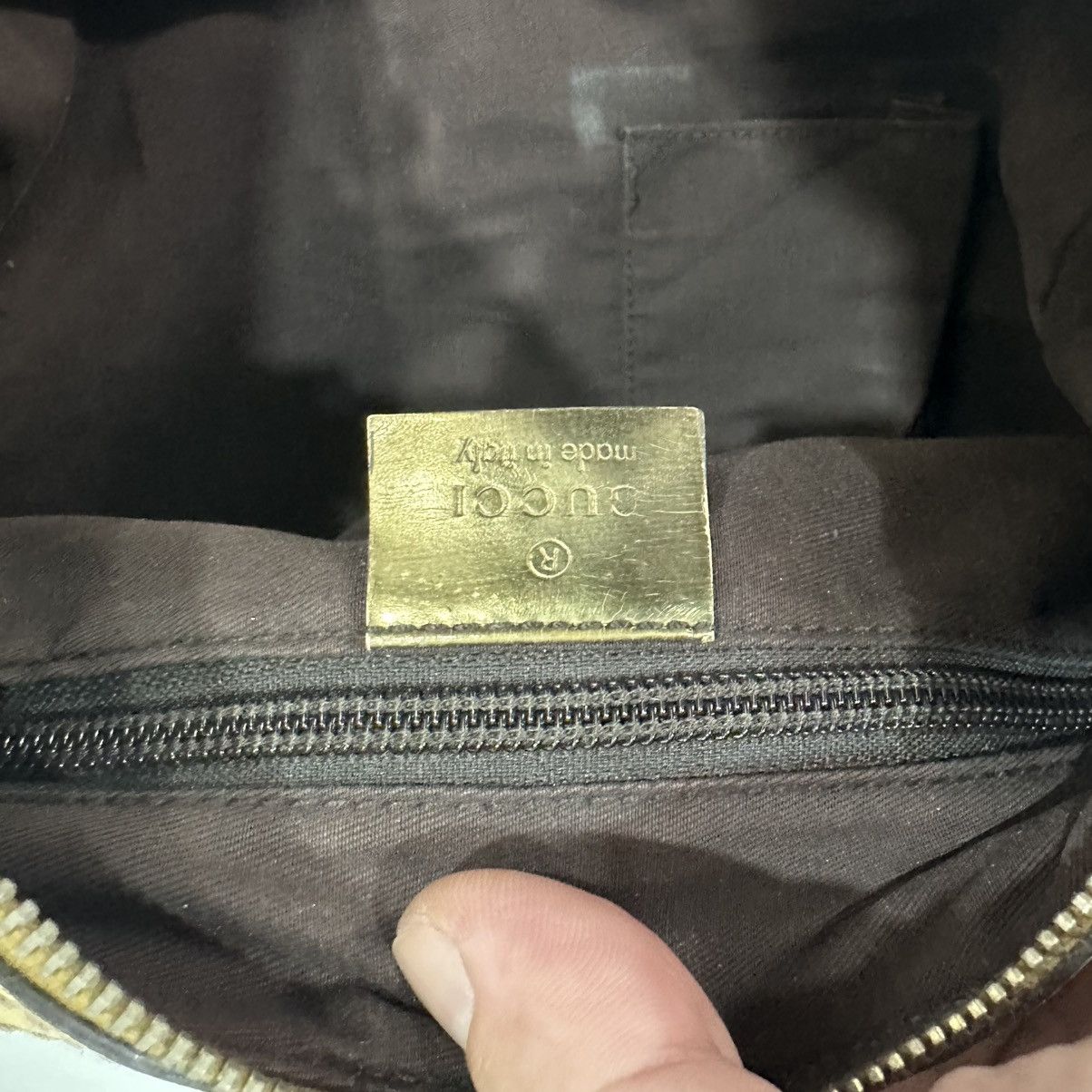 Gucci GUCCI GG HALF MOON CANVAS CROSSBODY BAG 18 Size ONE SIZE - 18 Thumbnail