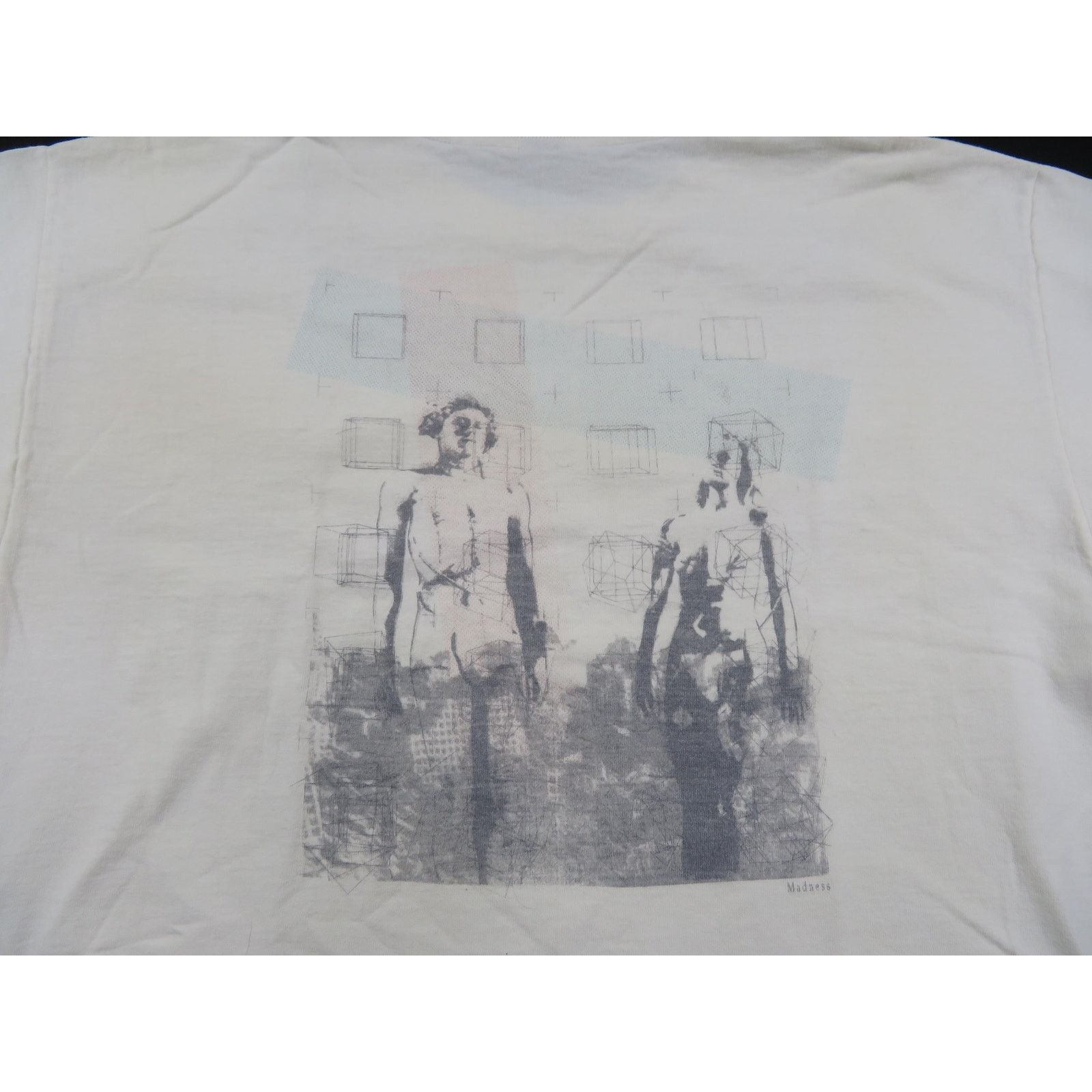 Other Madness Artwork Design Double Sided White T-shirt XL 1990s Size US XL / EU 56 / 4 - 3 Thumbnail