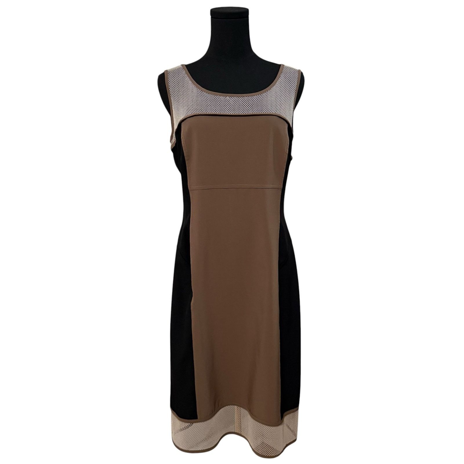 Other Pianura Studio Sleeveless Dress Color Block Mesh IT 46 Size L / US 10 / IT 46 - 11 Thumbnail
