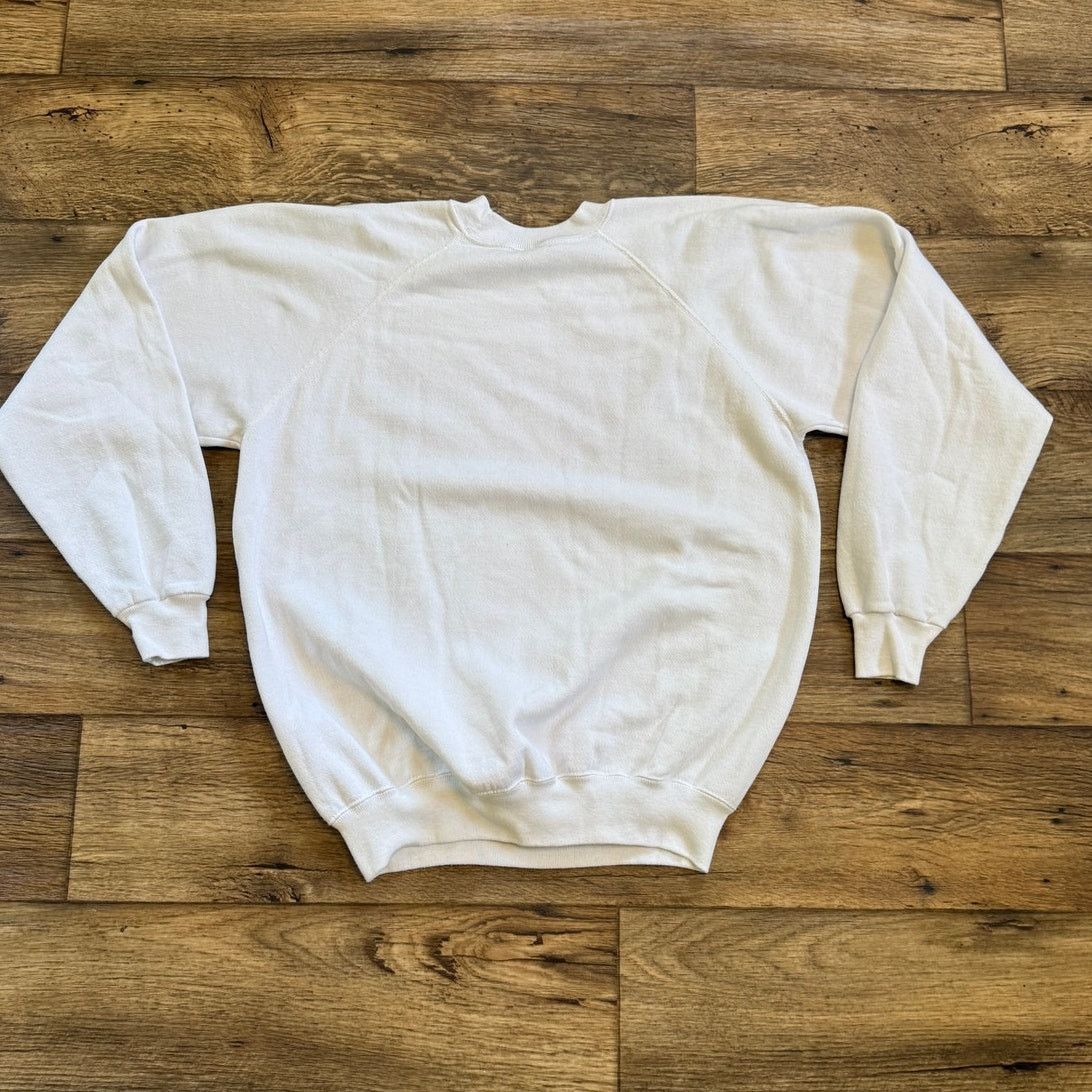 Hanes Vintage 80s Hanes Concord Elementary White Crewneck Size US XL / EU 56 / 4 - 5 Thumbnail
