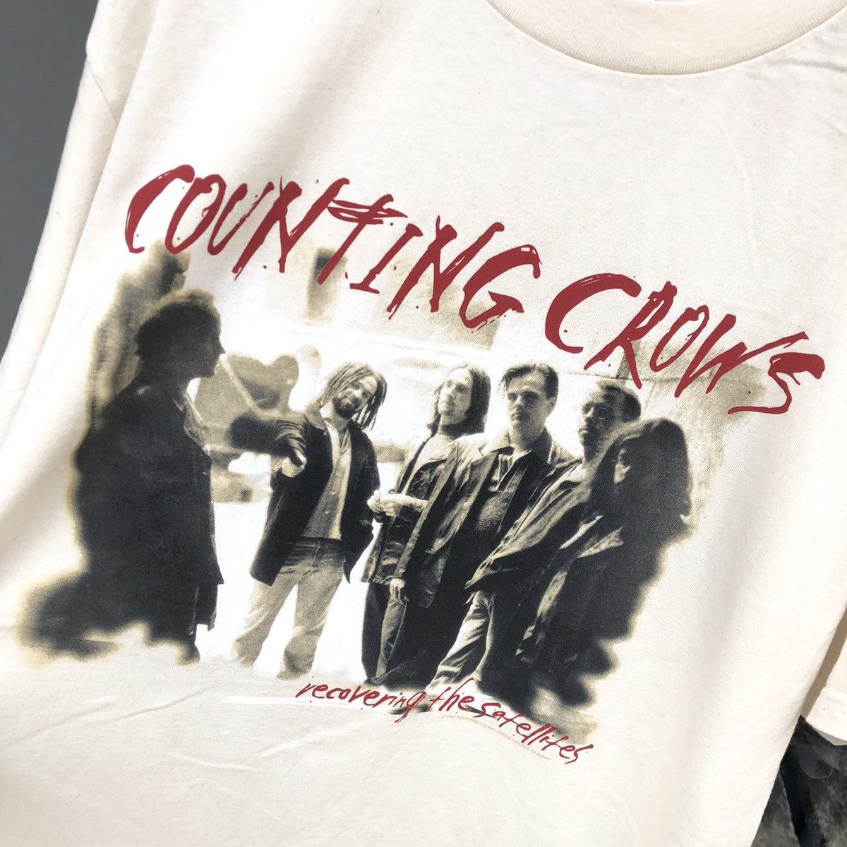 Band Tees Vintage Counting crows - Recovery the satelites 90s Size US XL / EU 56 / 4 - 2 Thumbnail