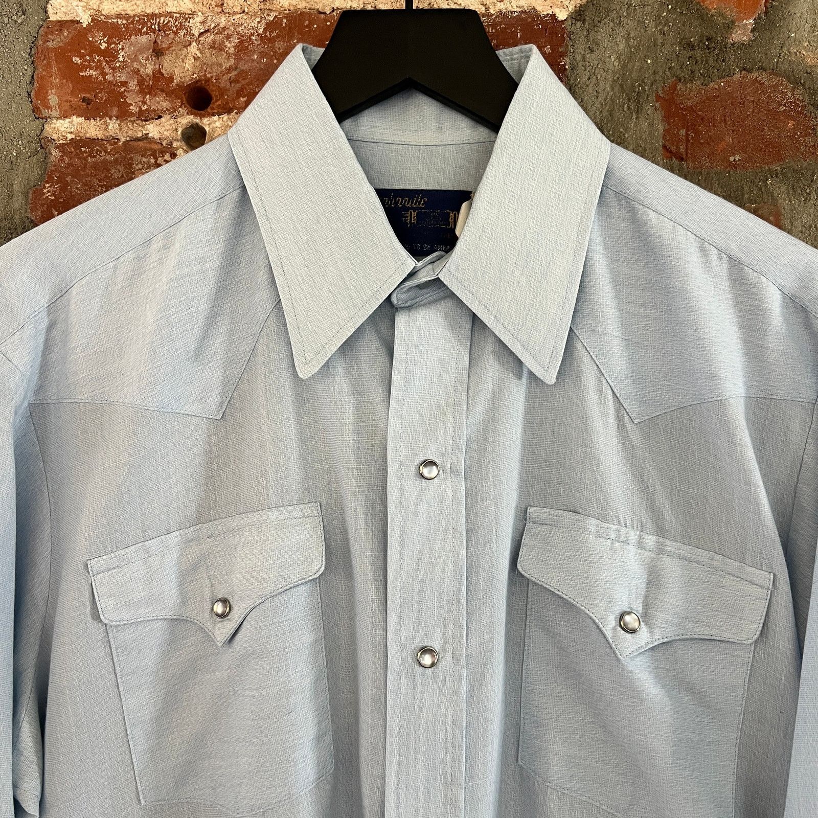 Panhandle Slim VTG Panhandle Slim Blue Western Pearl Snap Shirt 16 34 L Size US L / EU 52-54 / 3 - 1 Thumbnail