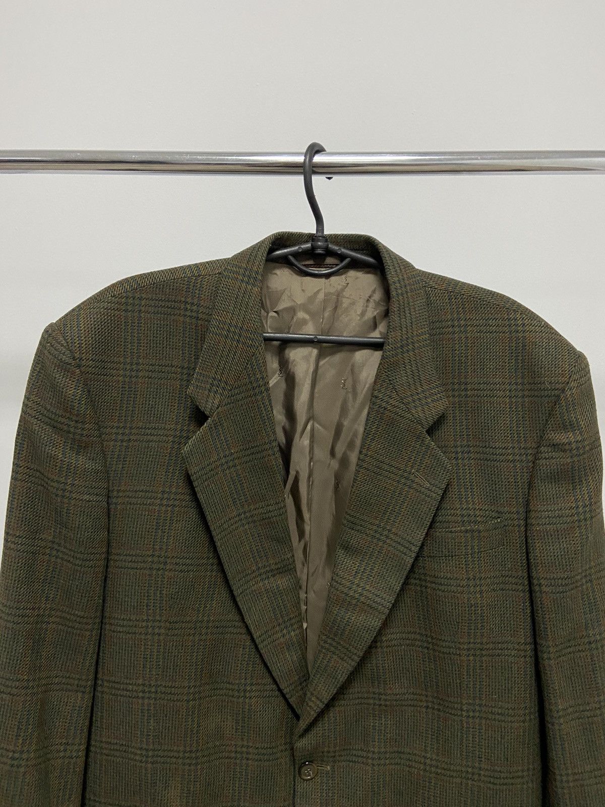 Vintage × Yves Saint Laurent Yves Saint Laurent Pour Homme Blazer Vintage Logo Luxury Size 54L - 2 Thumbnail