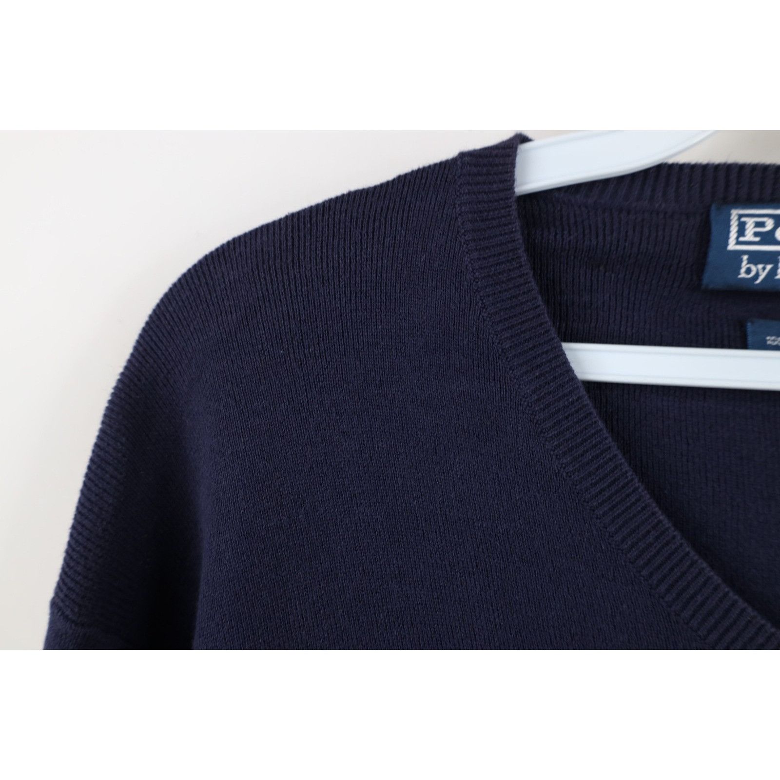 Polo Ralph Lauren Vintage 90s Ralph Lauren Faded Pima Cotton Knit Sweater Size US L / EU 52-54 / 3 - 7 Thumbnail