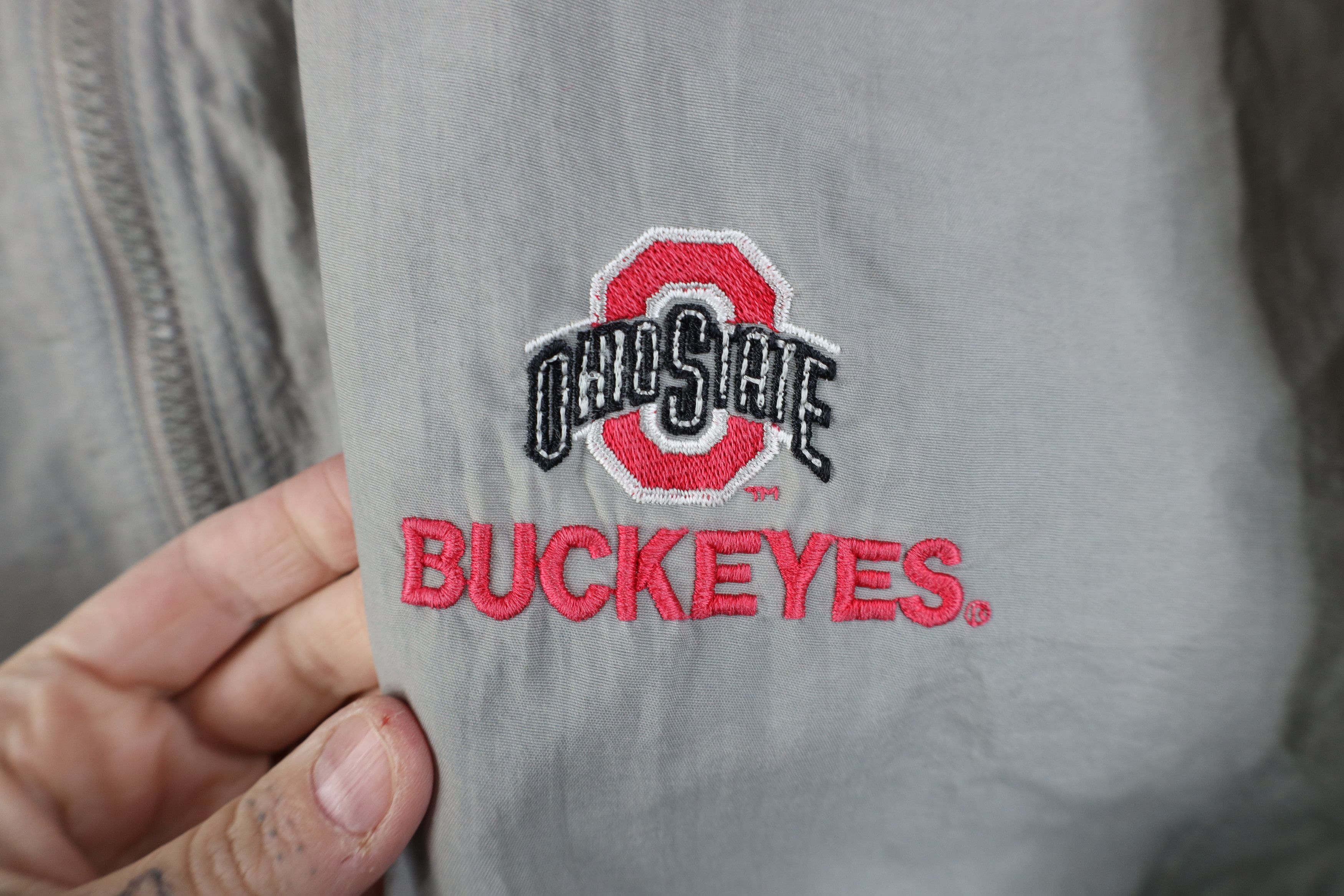 Vintage Vintage 90s Ohio State University Zip Windbreaker Jacket Size US XXL / EU 58 / 5 - 4 Thumbnail