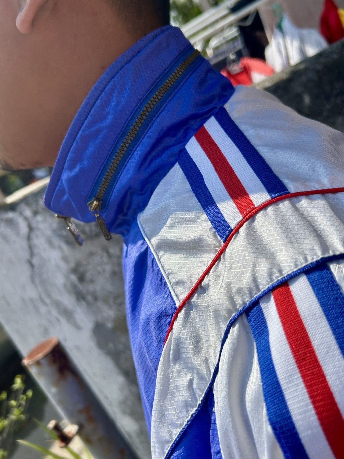 Vintage Vintage 90s Adidas Japan Descente Zipper Bomber Jacket Size US L / EU 52-54 / 3 - 21 Thumbnail