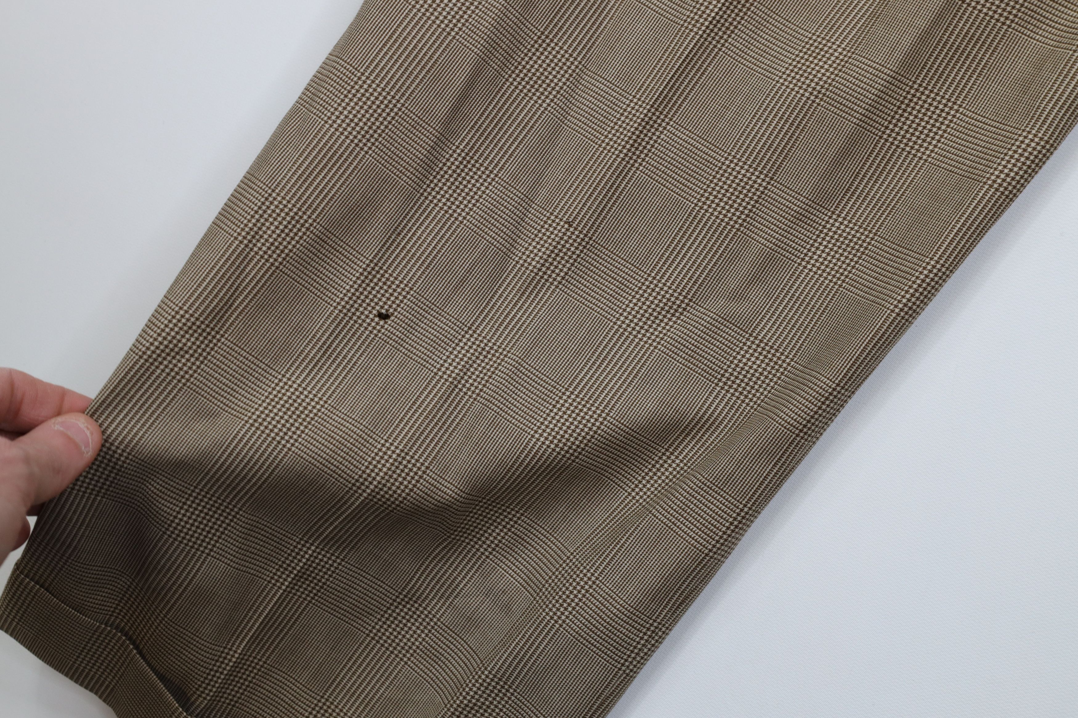 Ralph Lauren Vintage 90s Ralph Lauren Houndstooth Wide Leg Chino Pants Size US 36 / EU 52 - 16 Thumbnail