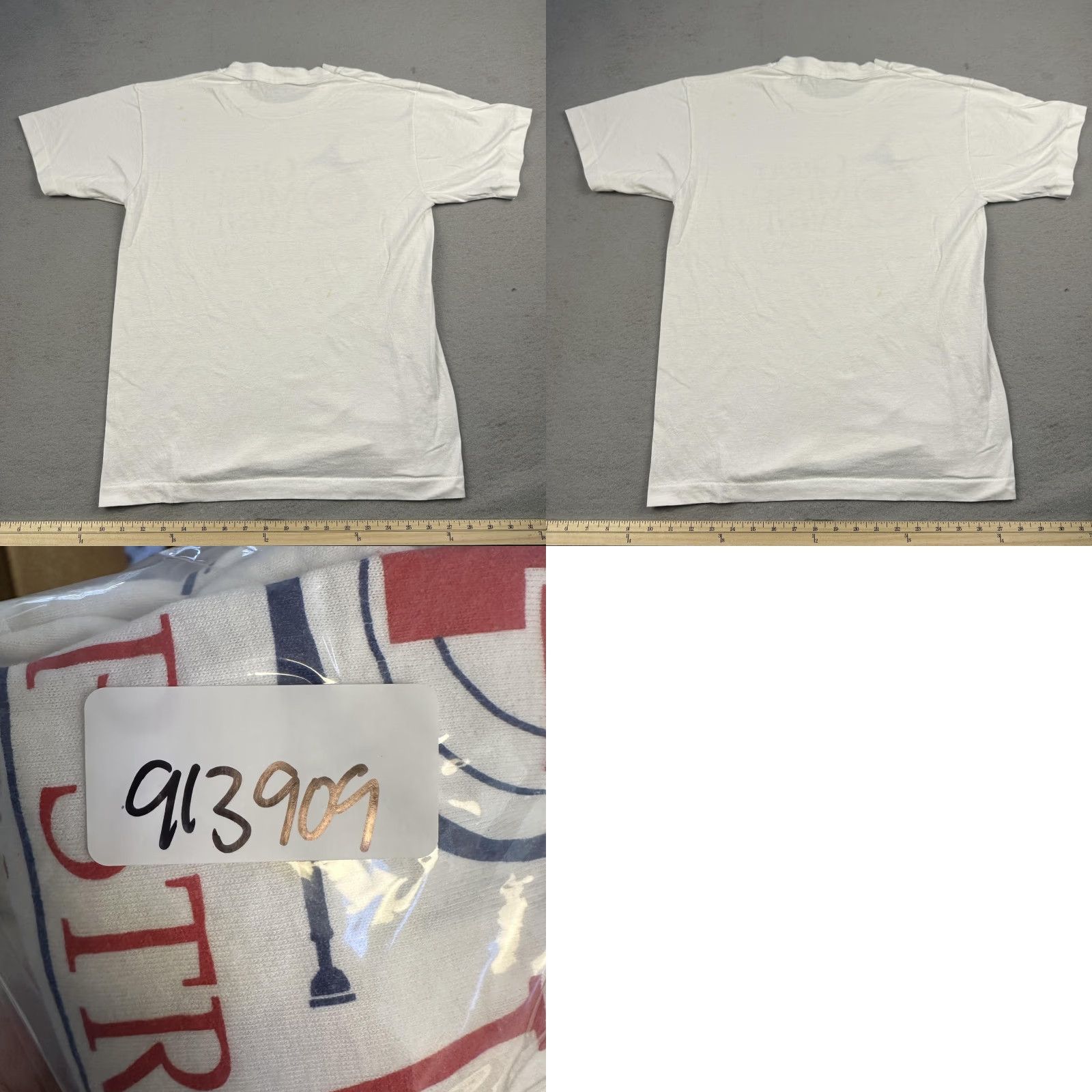 Fruit Of The Loom VINTAGE Fruit of the Loom Great Music West VIP Strings '95 Star Valley Mens Medium White T-Shirt Crew Neck Graphic Print 90s Music Men Size US M / EU 48-50 / 2 - 9 Thumbnail