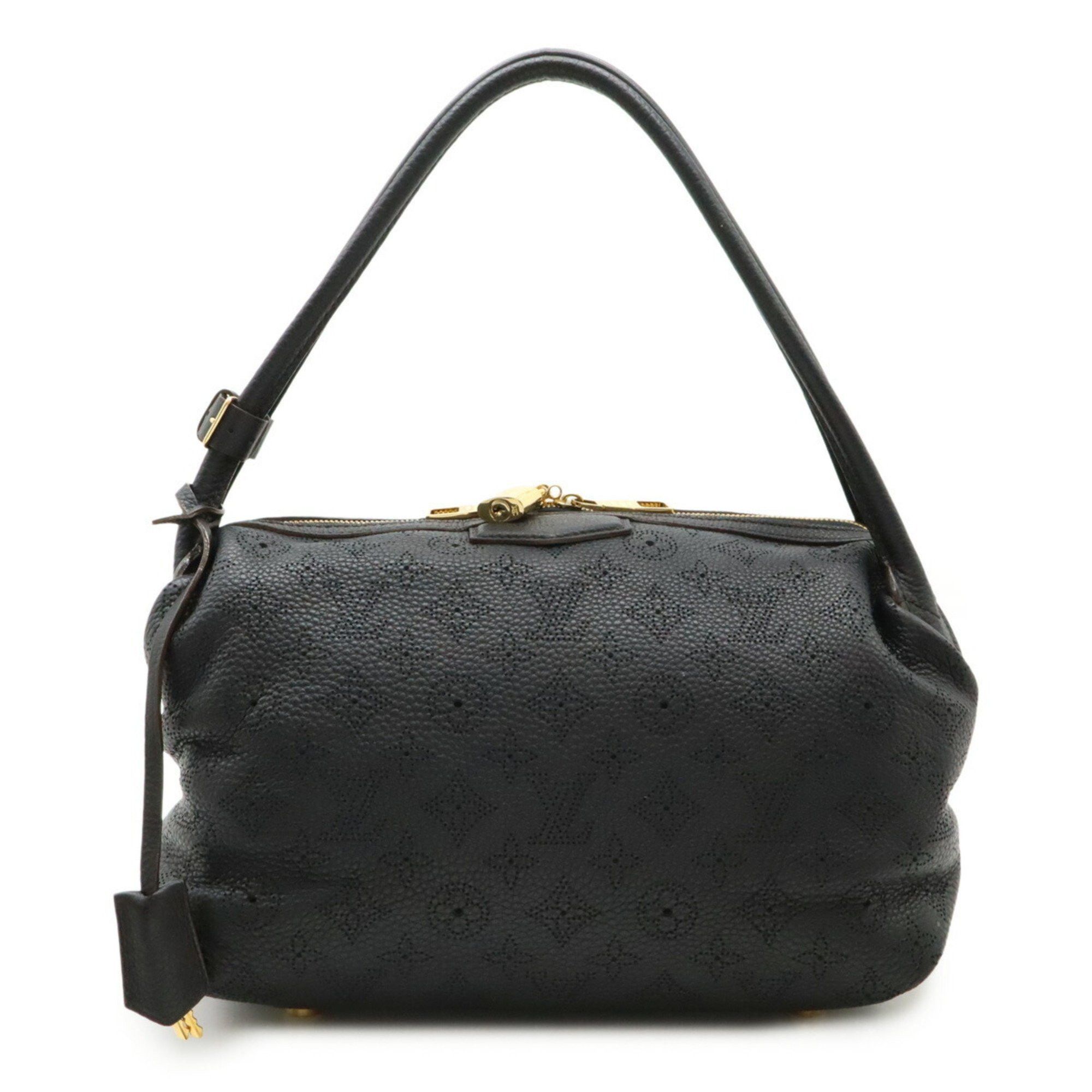 Louis Vuitton Monogram Mahina Galatea Pm Tote Bag Shoulder Leather Noir Black M93814, Women's