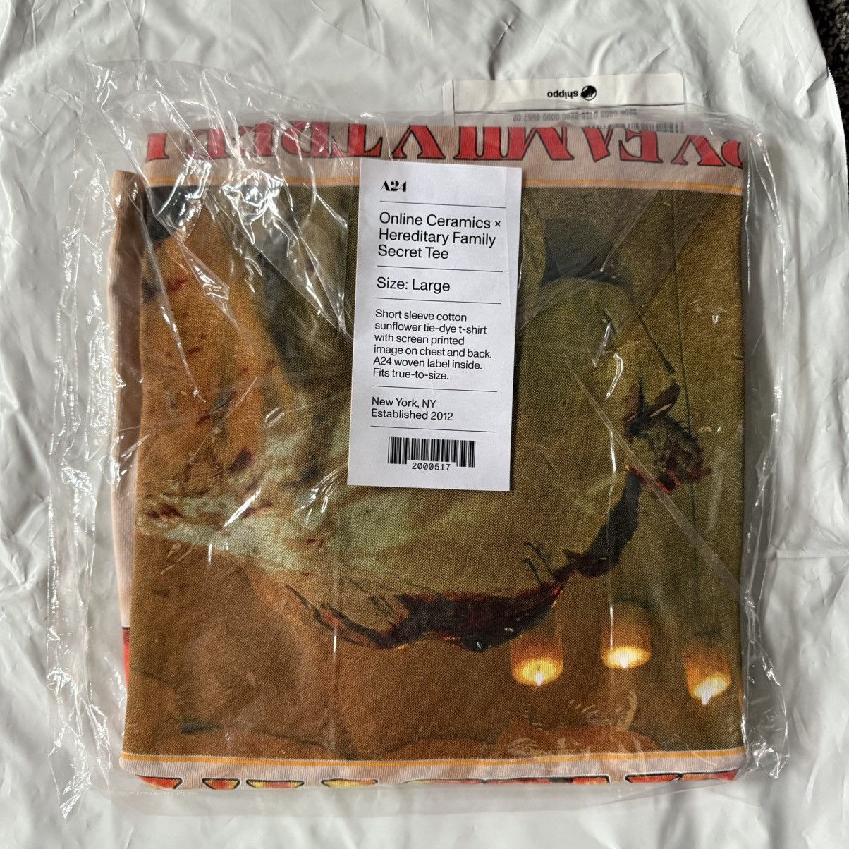 A24 A24 Hereditary Family Secret Tee T-Shirt BRAND NEW SEALED L Size US L / EU 52-54 / 3 - 3 Thumbnail