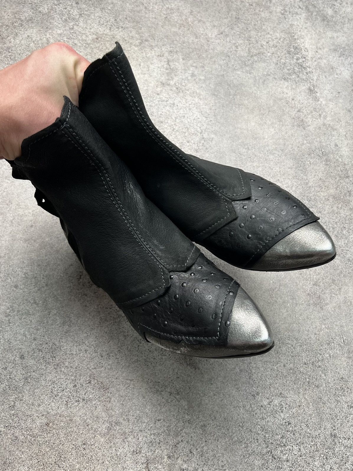 Other Vintage leather double zip Italian boots like as98 legacy Size US 9 / IT 39 - 6 Thumbnail