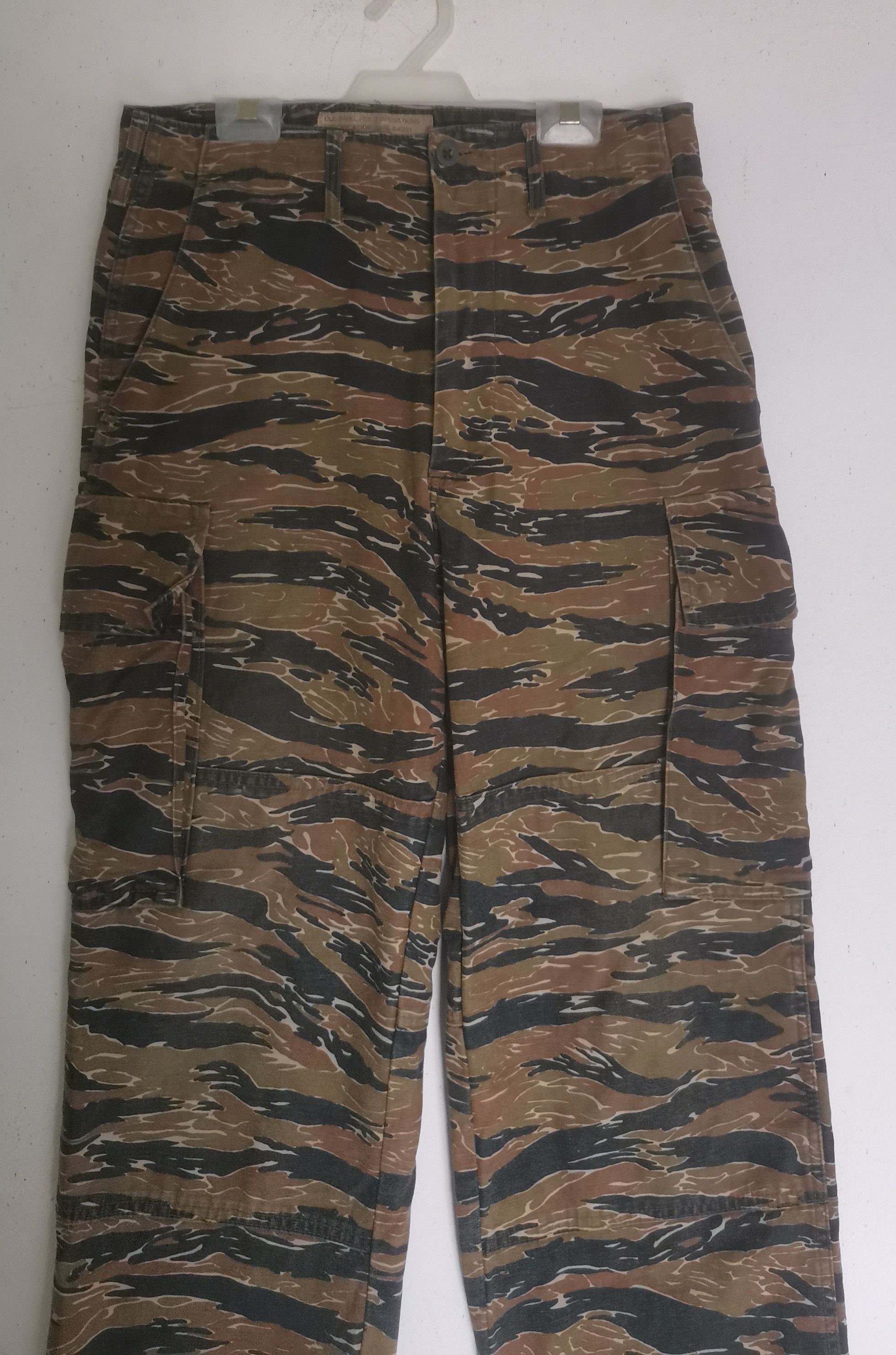 Japanese Brand Rare Blue Way tiger Stripe camouflage design Size US 30 / EU 46 - 2 Thumbnail
