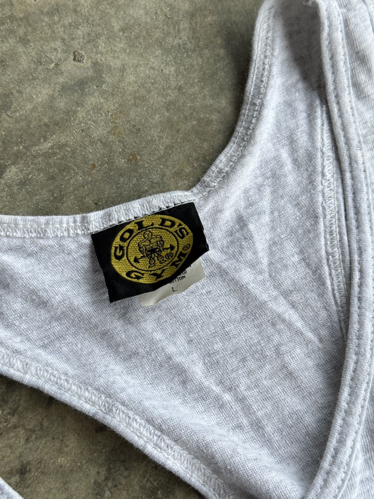 Vintage RARE* VINTAGE 90s GOLDEN TAG XXXL GOLD’S GYM TANK TOP Size US L / EU 52-54 / 3 - 3 Thumbnail