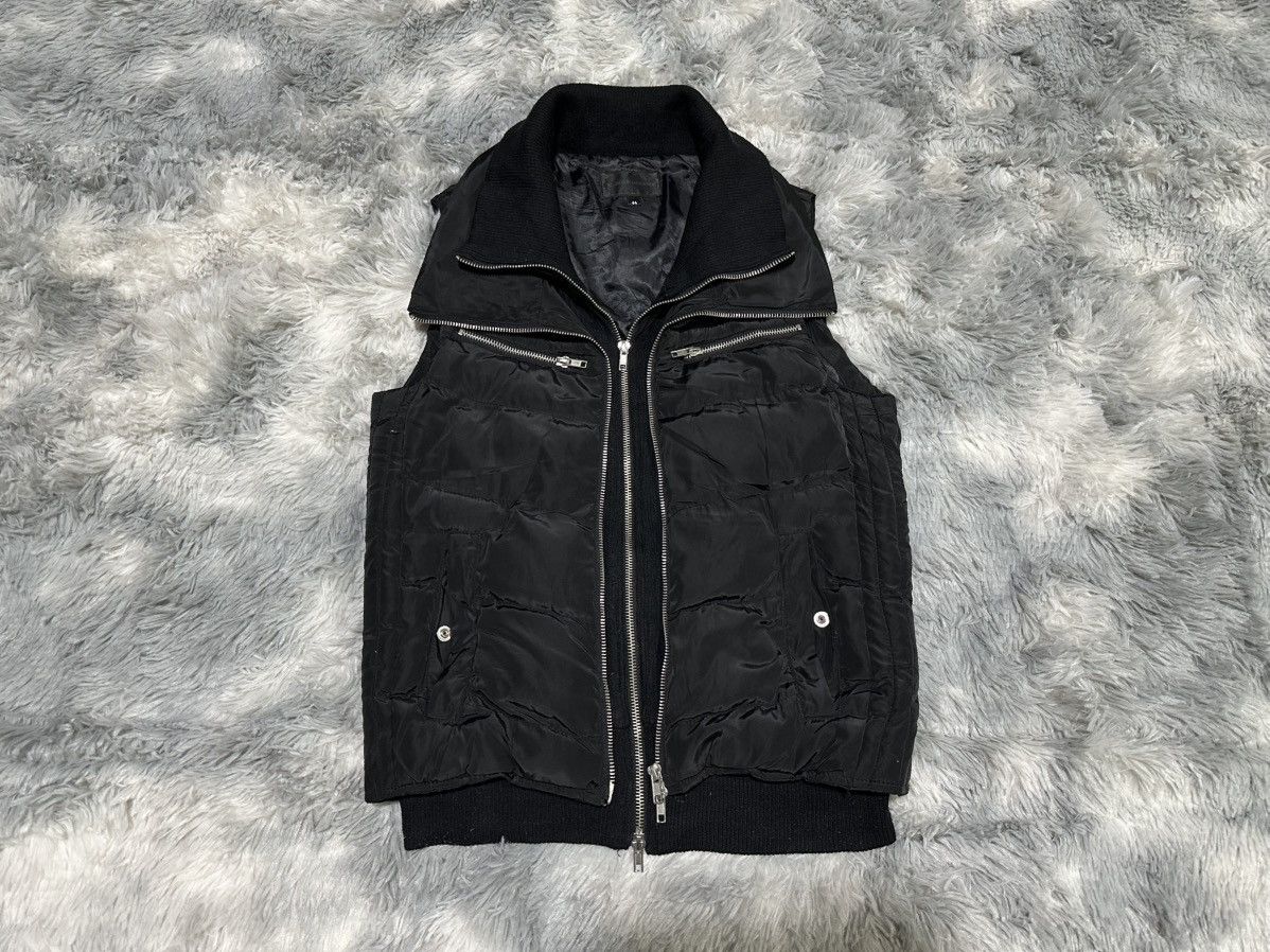 If Six Was Nine 🔥Y2K Archived Murder License Zipper Double Layer Vest Jacket Size US M / EU 48-50 / 2 - 1 Thumbnail
