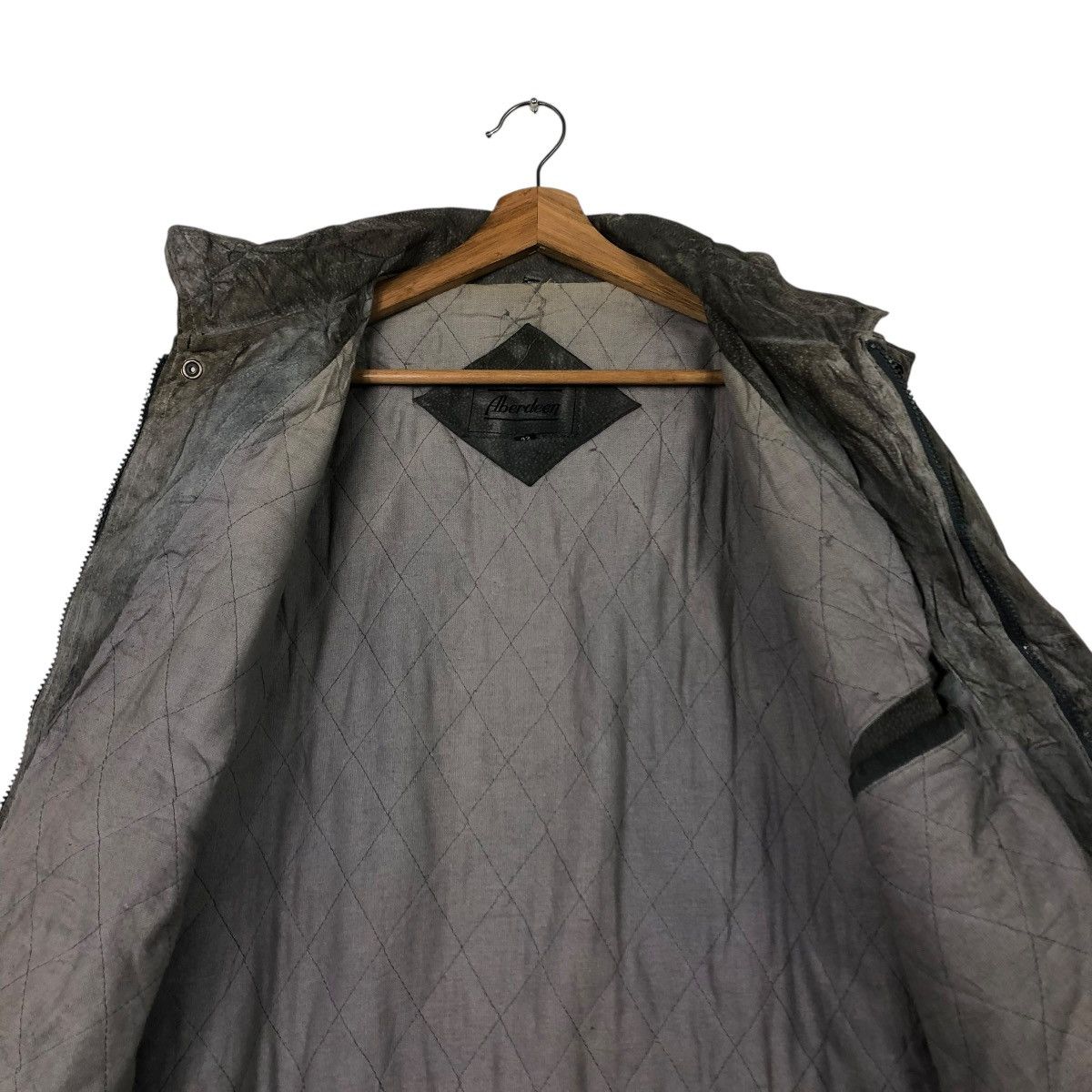Japanese Brand 🔥VINTAGE LEATHER BOMBER JACKET ABERDEEN ISSEY MIYAKE Size US M / EU 48-50 / 2 - 14 Thumbnail