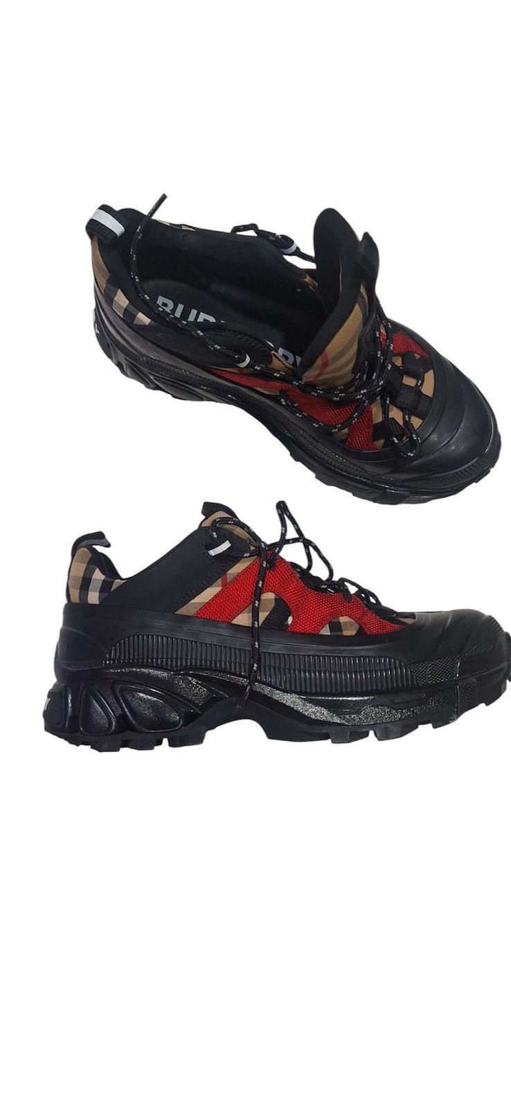 Burberry Burberry arthur vintage chunky sneakers unisex Size US 5 / EU 37 - 1 Thumbnail