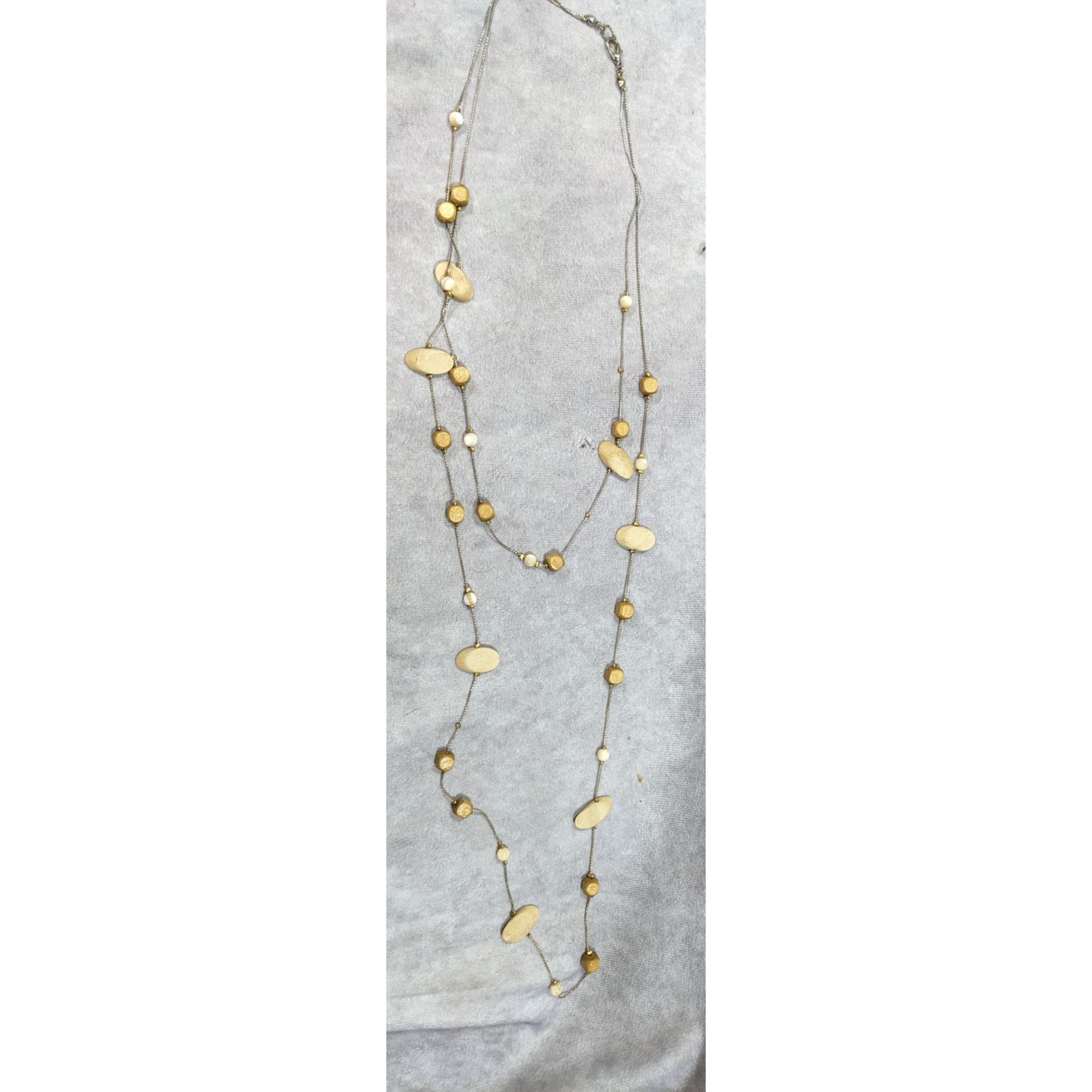 Other Elegant Multilayer Wood Beaded Station Necklace Size ONE SIZE - 10 Thumbnail