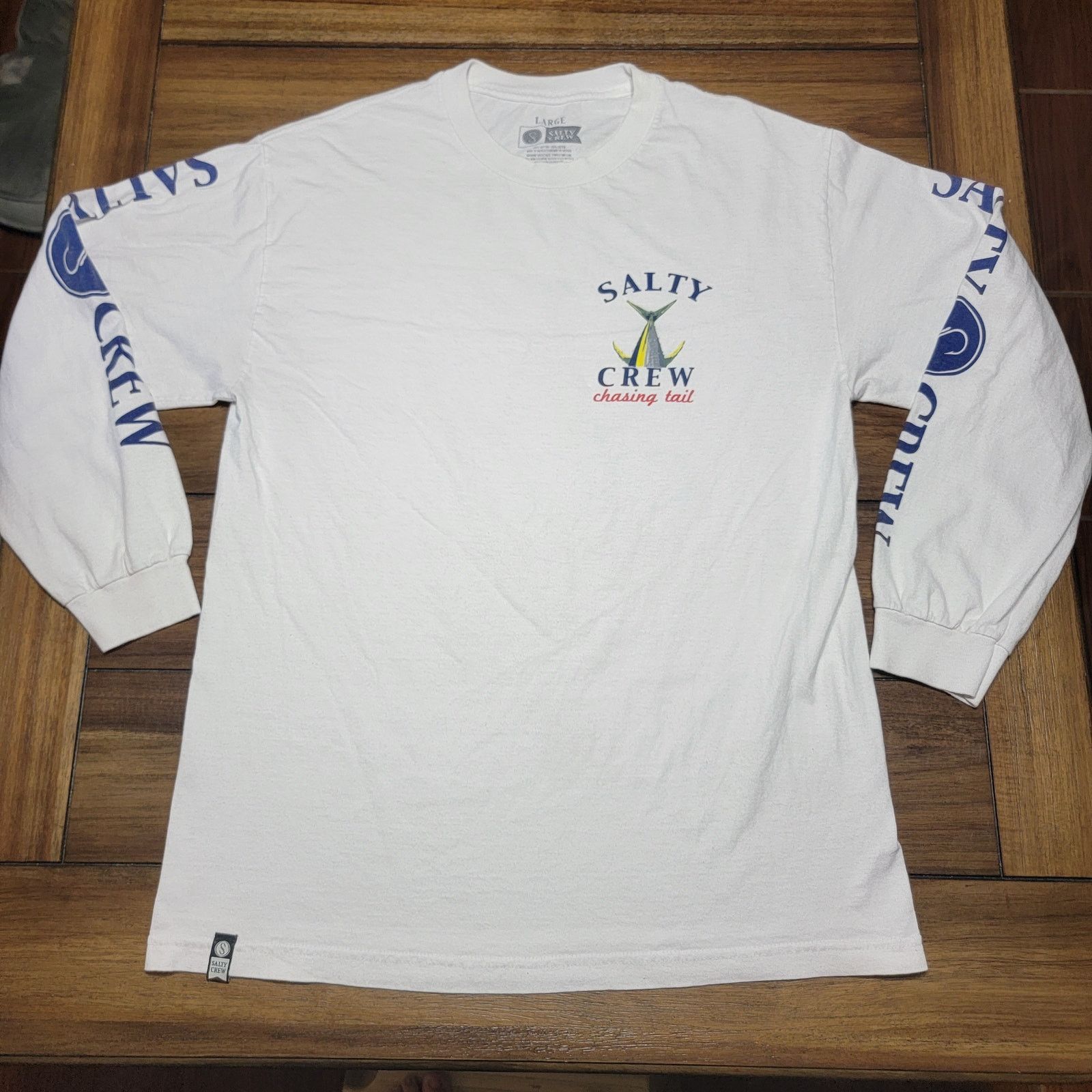 Other Salty Crew LS Unisex Fishing Tee "Chasing Tail" - Size Large Size US L / EU 52-54 / 3 - 4 Thumbnail