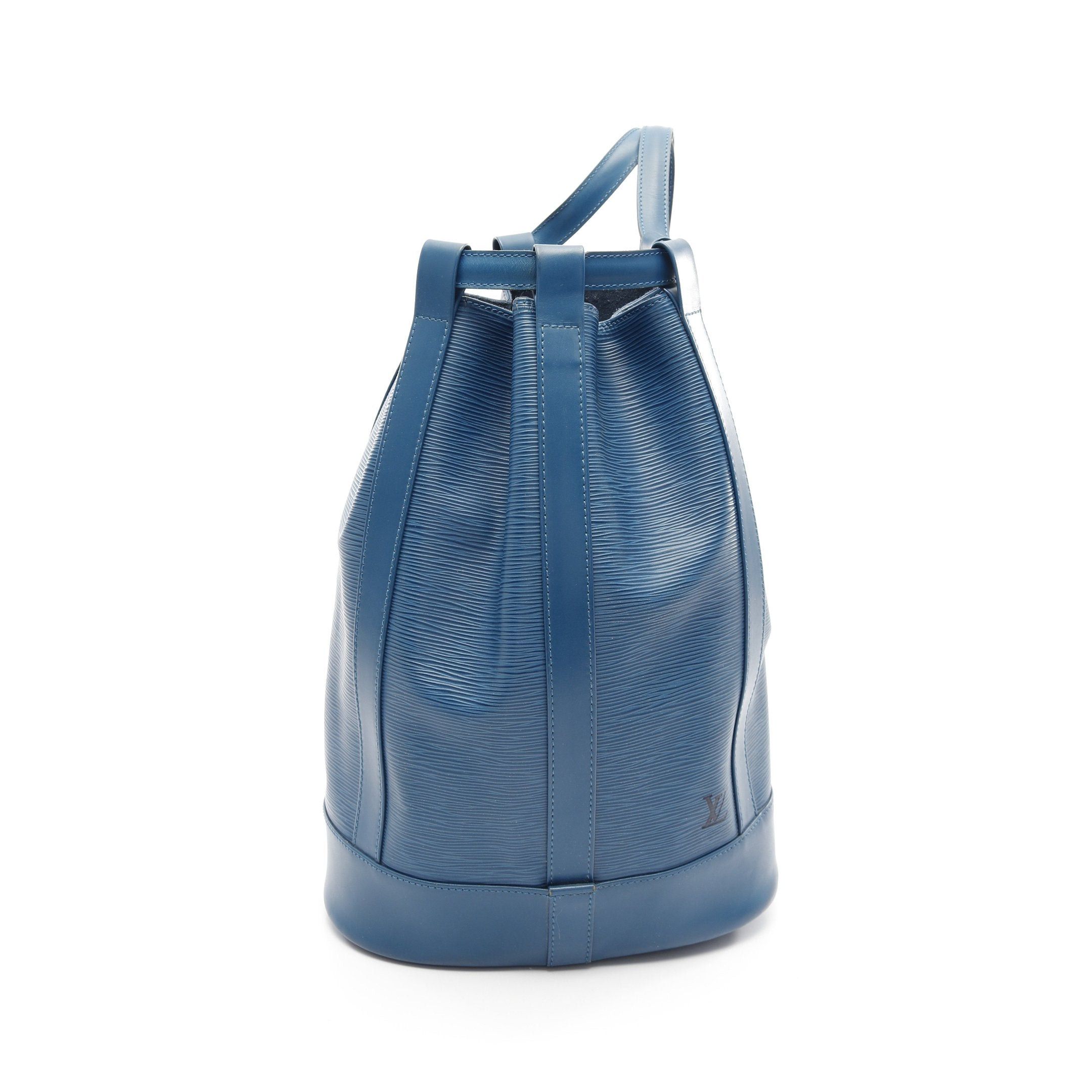 Louis Vuitton Louis Vuitton Randonnee Pm Epi Toledo Blue Shoulder Bag Leather Size ONE SIZE - 1 Thumbnail