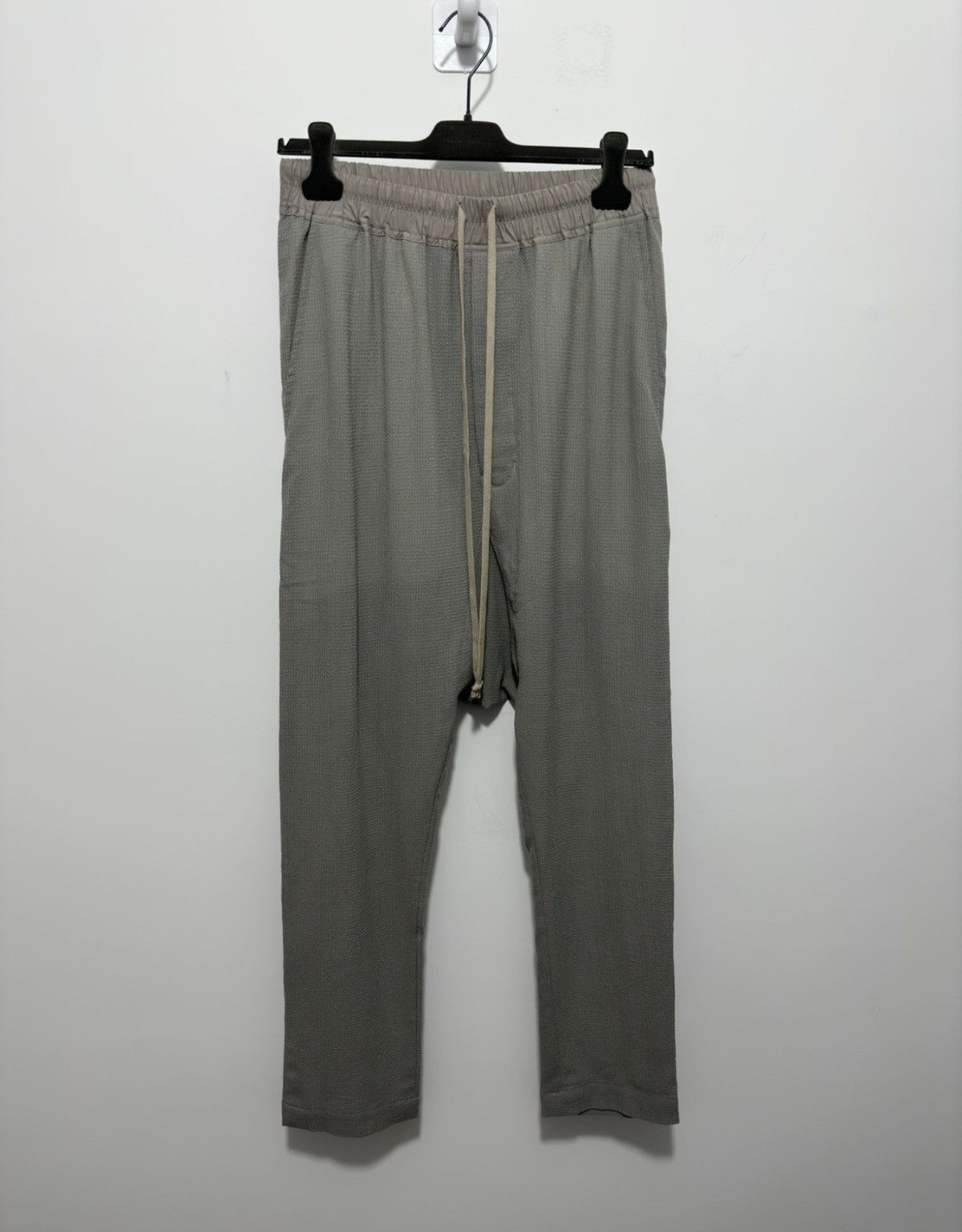 Rick Owens Rick Owens Drop-crotch Pants in IT48/US38-2505 Size US 38 / EU 54 - 1 Thumbnail