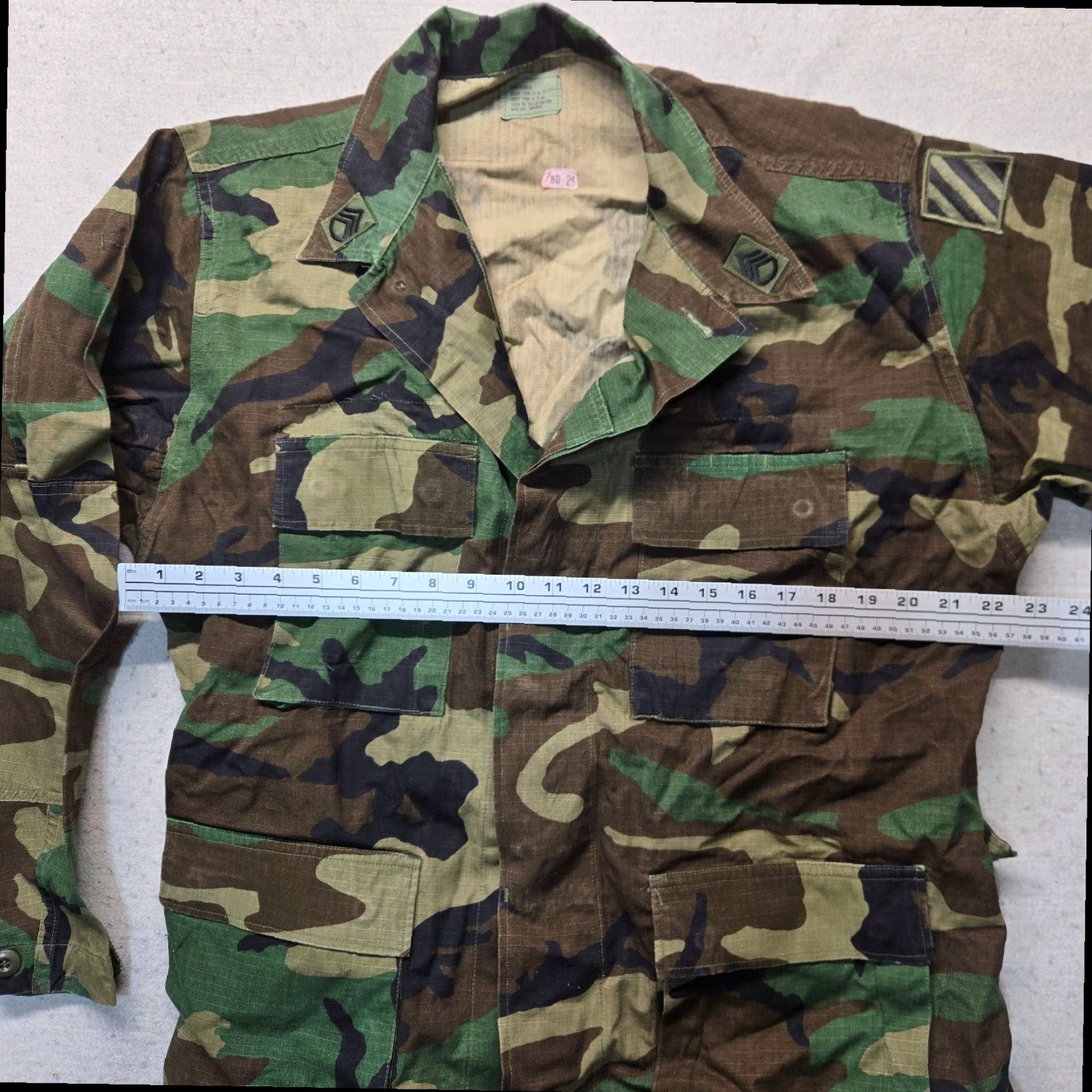 Vintage VINTAGE US Army Green Camo Field Jacket 90s Adult Men's Large Military Style Size US L / EU 52-54 / 3 - 5 Thumbnail