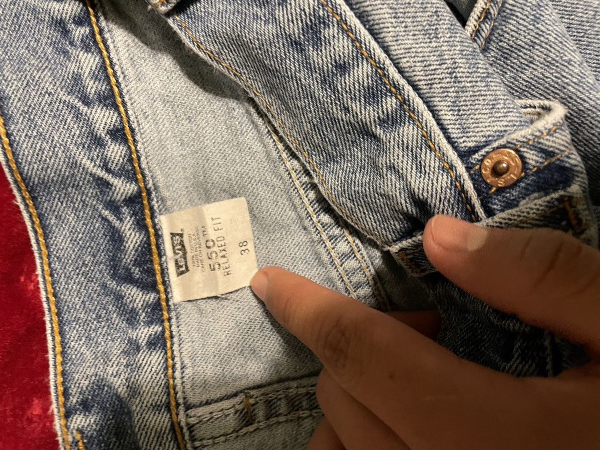 Levi's × Levi's Vintage Clothing × Vintage Vintage 1999 levi’s 550 Jorts Size US 38 / EU 54 - 3 Thumbnail