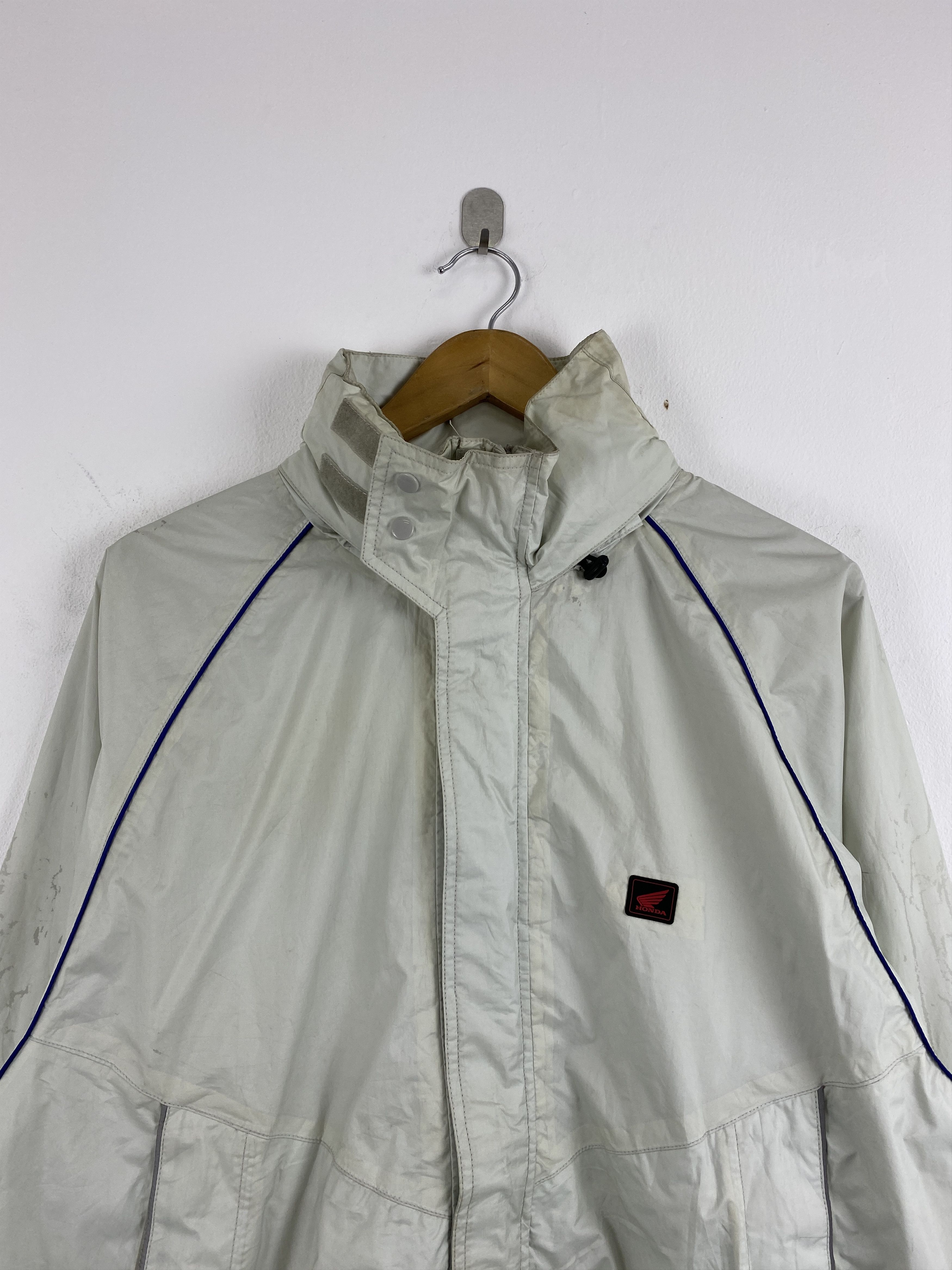 Honda Vintage Honda Zipper Ups Jacket Windbreaker JA0125 Size US XL / EU 56 / 4 - 4 Thumbnail