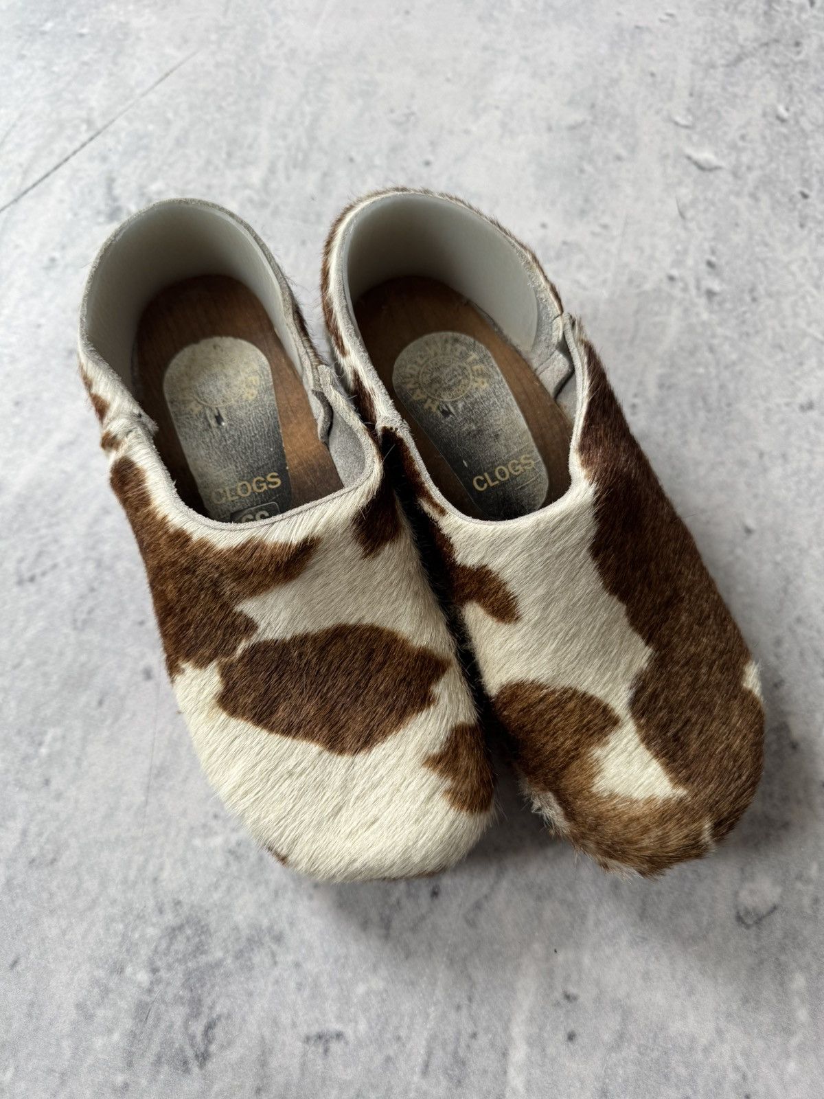 Handmade × Japanese Brand × Vintage Clogs Pascal Fur Cow Ankle Boot Y2K style Size US 9 / IT 39 - 6 Thumbnail