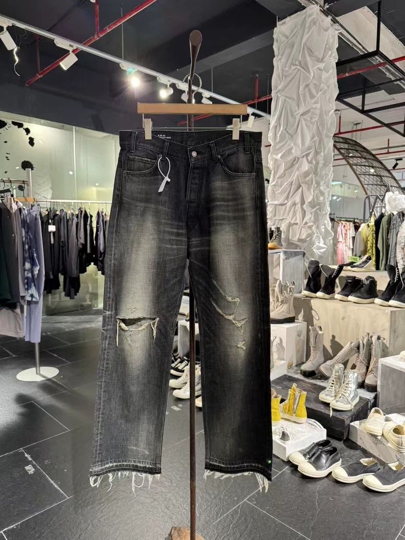 Celine Celine 24 SS Knife Cut Destroy Jeans Size US 31 - 1 Thumbnail