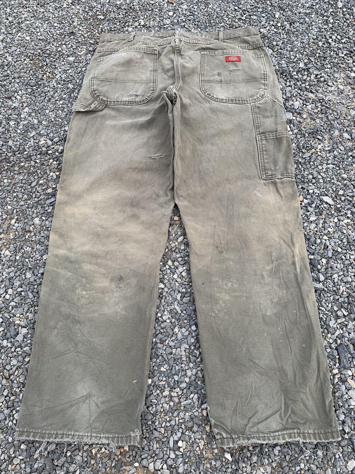 Dickies VINTAGE DICKIES CARPENTER WORKWEAR FADED DISTRESSED DENIM Size US 36 / EU 52 - 4 Thumbnail