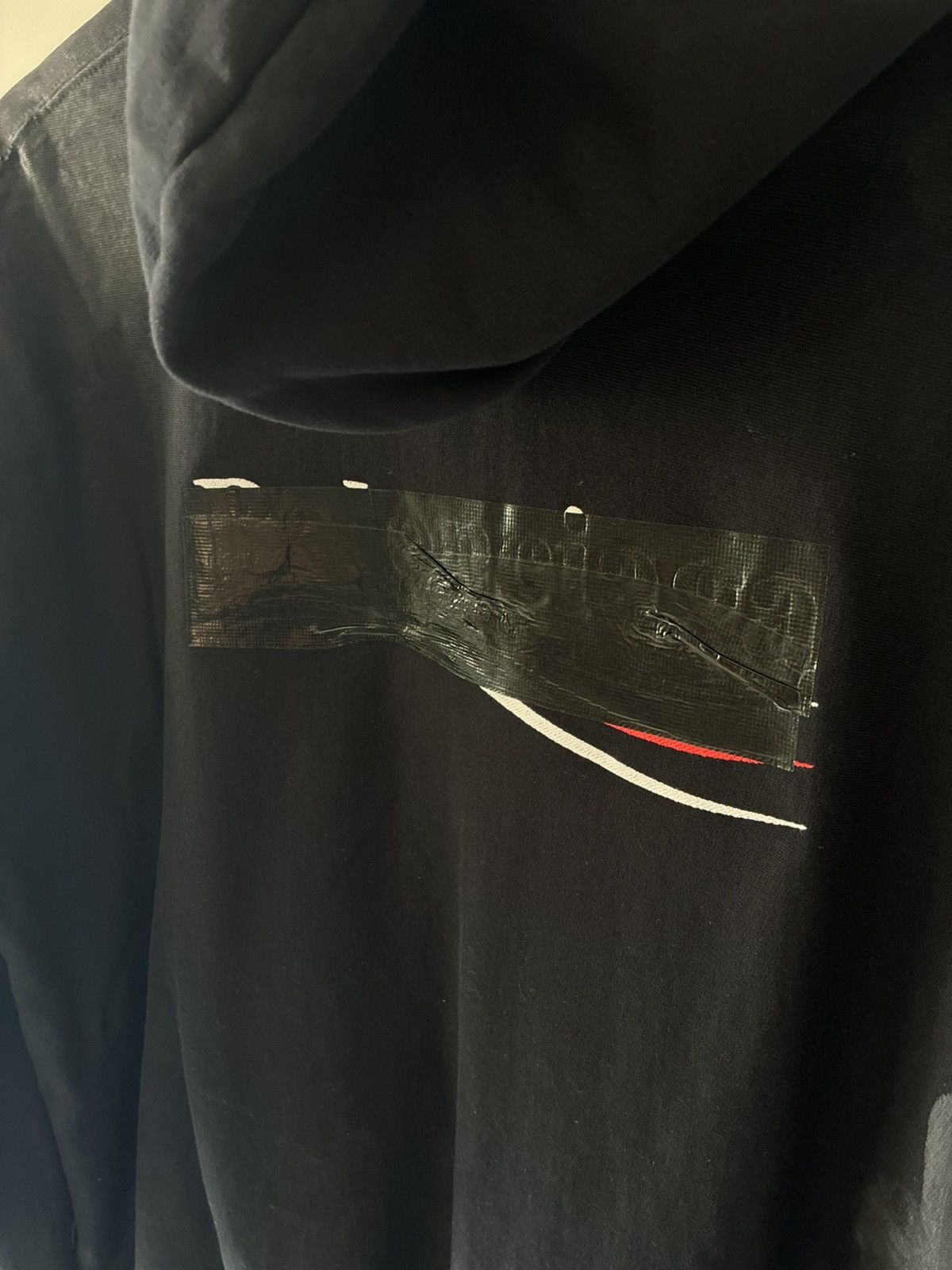 Balenciaga Balenciaga Gaffer Distressed Oversize Hooded Sweater Size US S / EU 44-46 / 1 - 9 Thumbnail