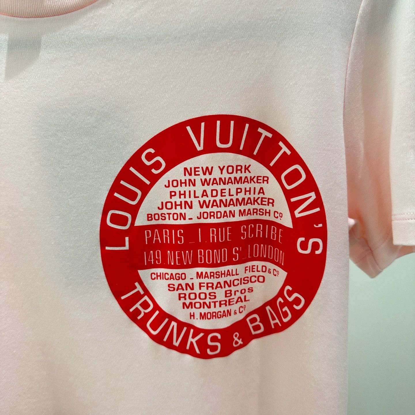 Louis Vuitton LV pink T-shirt M may849 Size M / US 6-8 / IT 42-44 - 4 Thumbnail